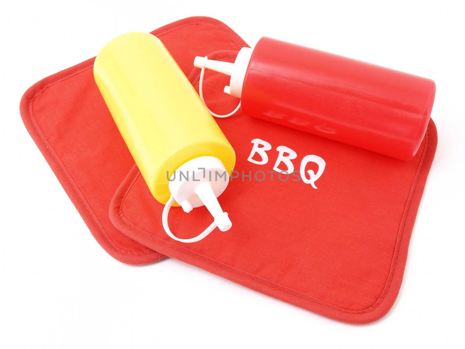 Ketchup and Mustard Containers by RGebbiePhoto