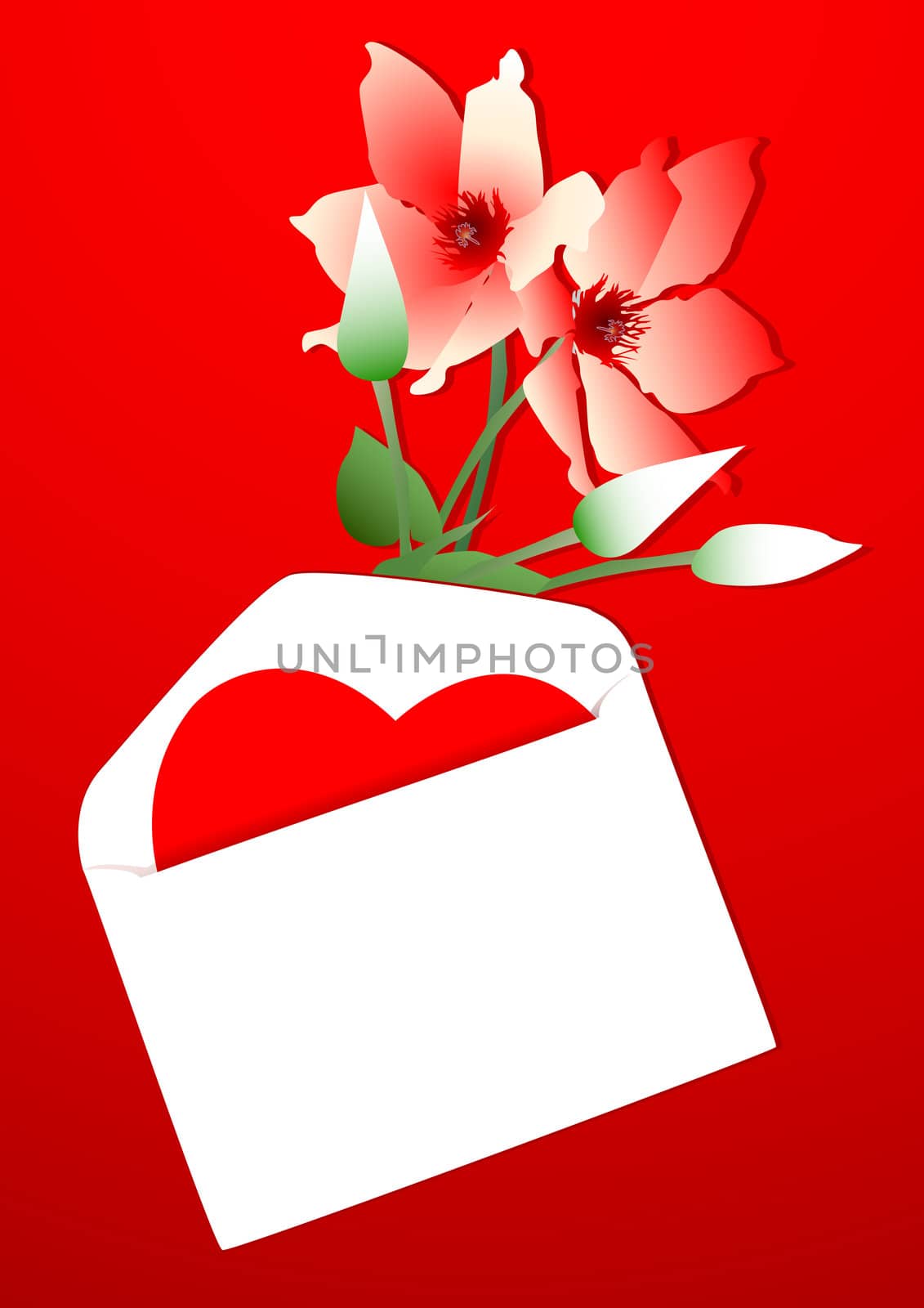 Valentines card by Kamensky