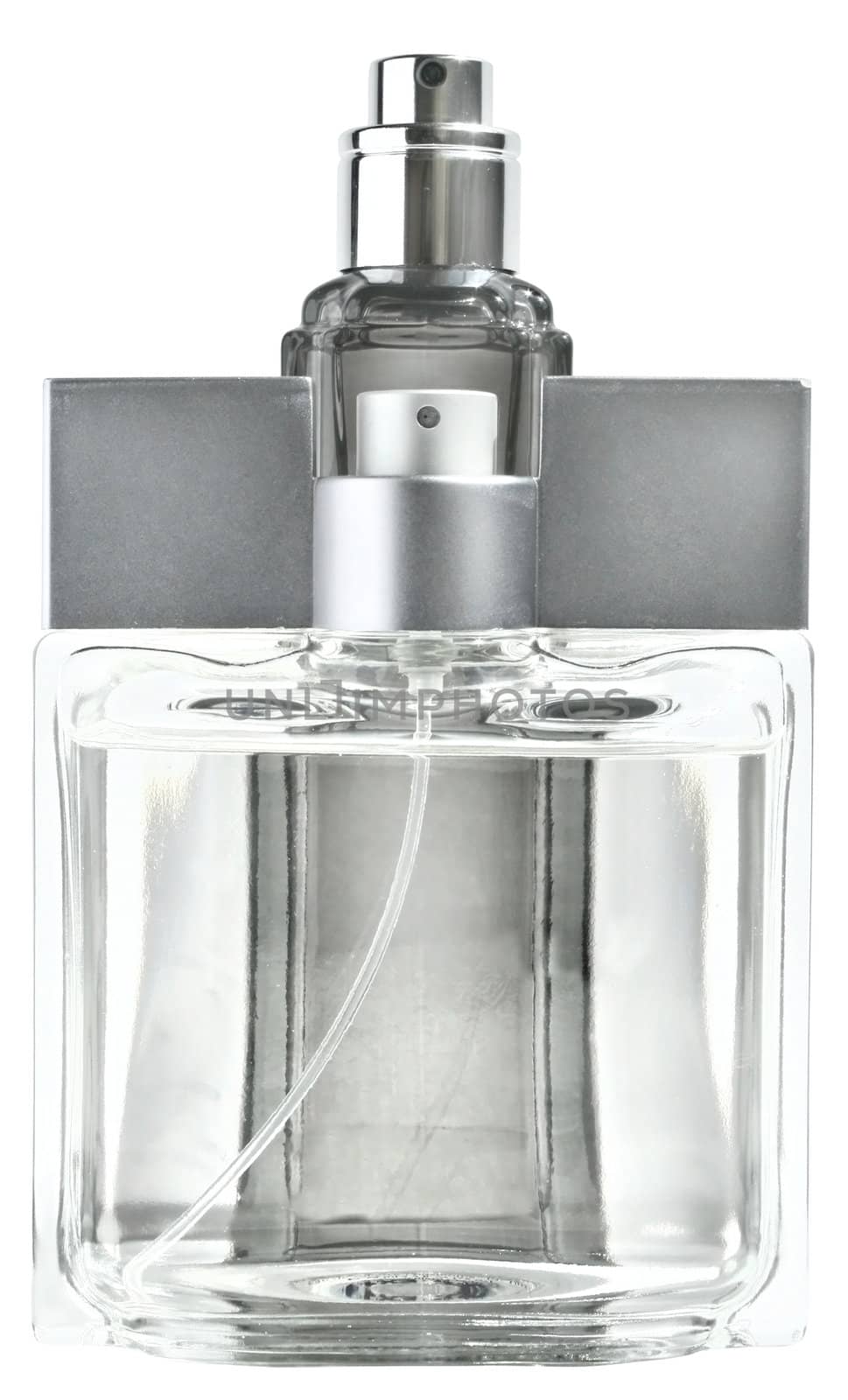 Scented water on a white background.