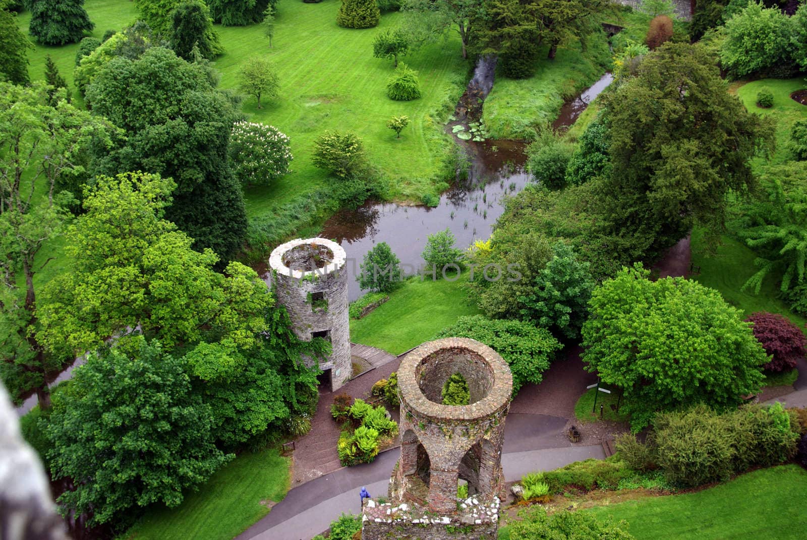 Fields around Blarney Castle in Ireland by edcorey