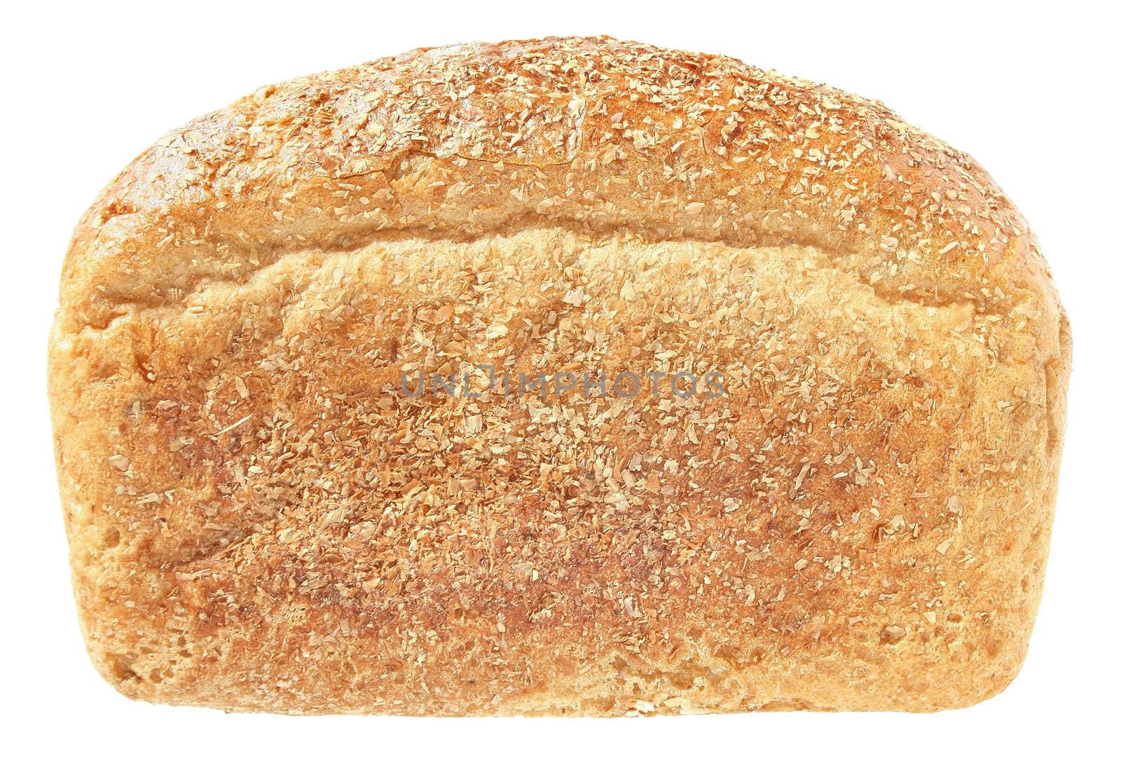 Bread on a white background.