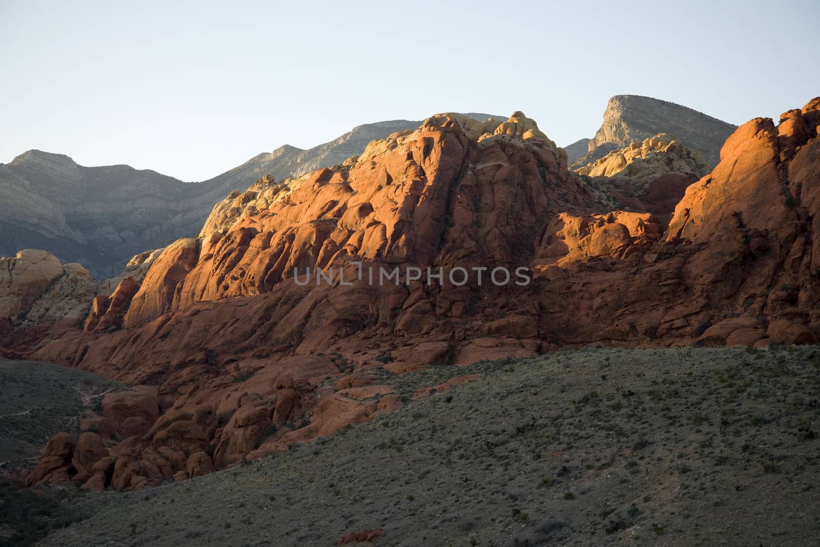 Rock Formations in Red Rock Canyon, Nevada