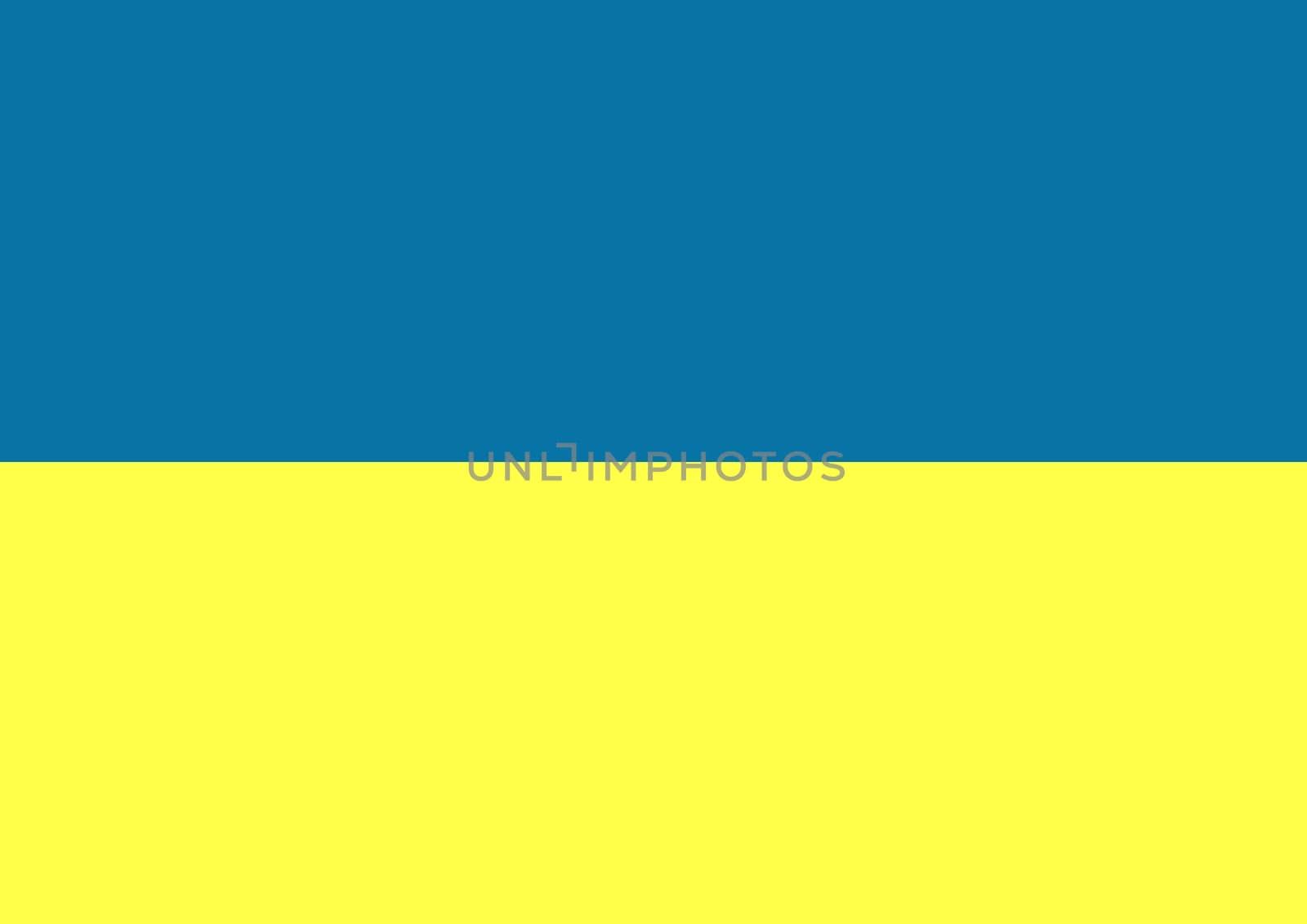 Illustrated flag of Ukraine