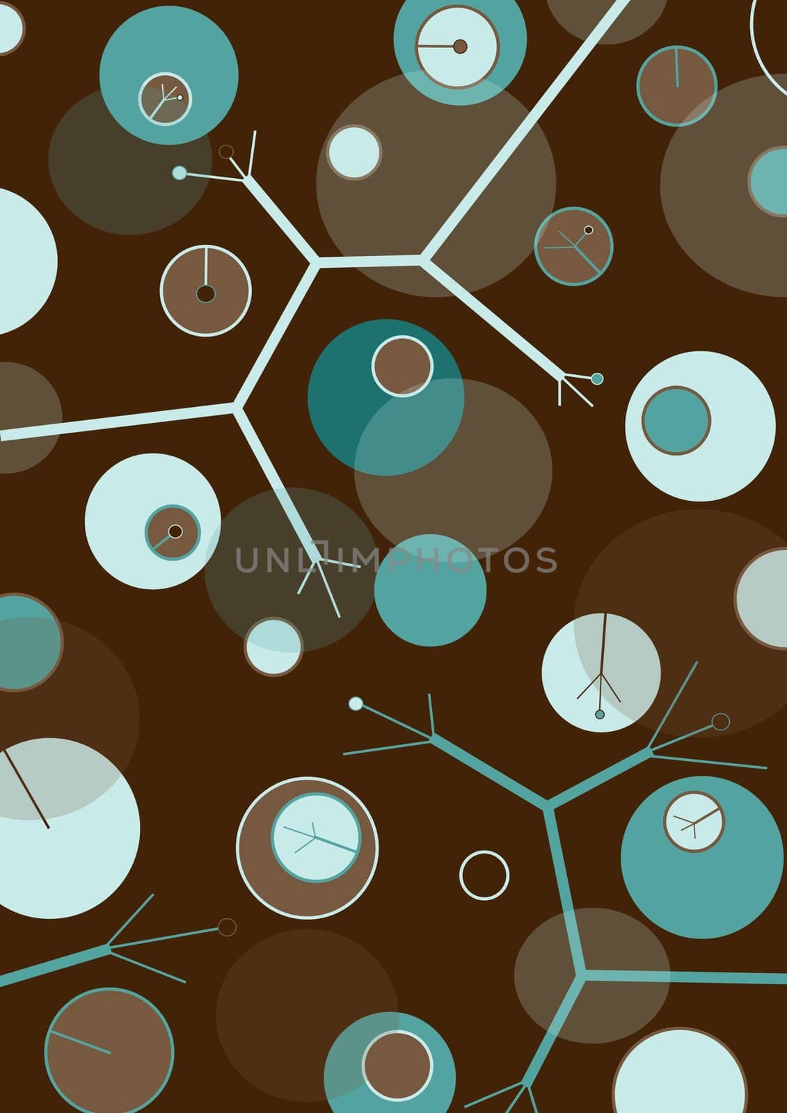 Illustrated abstract background