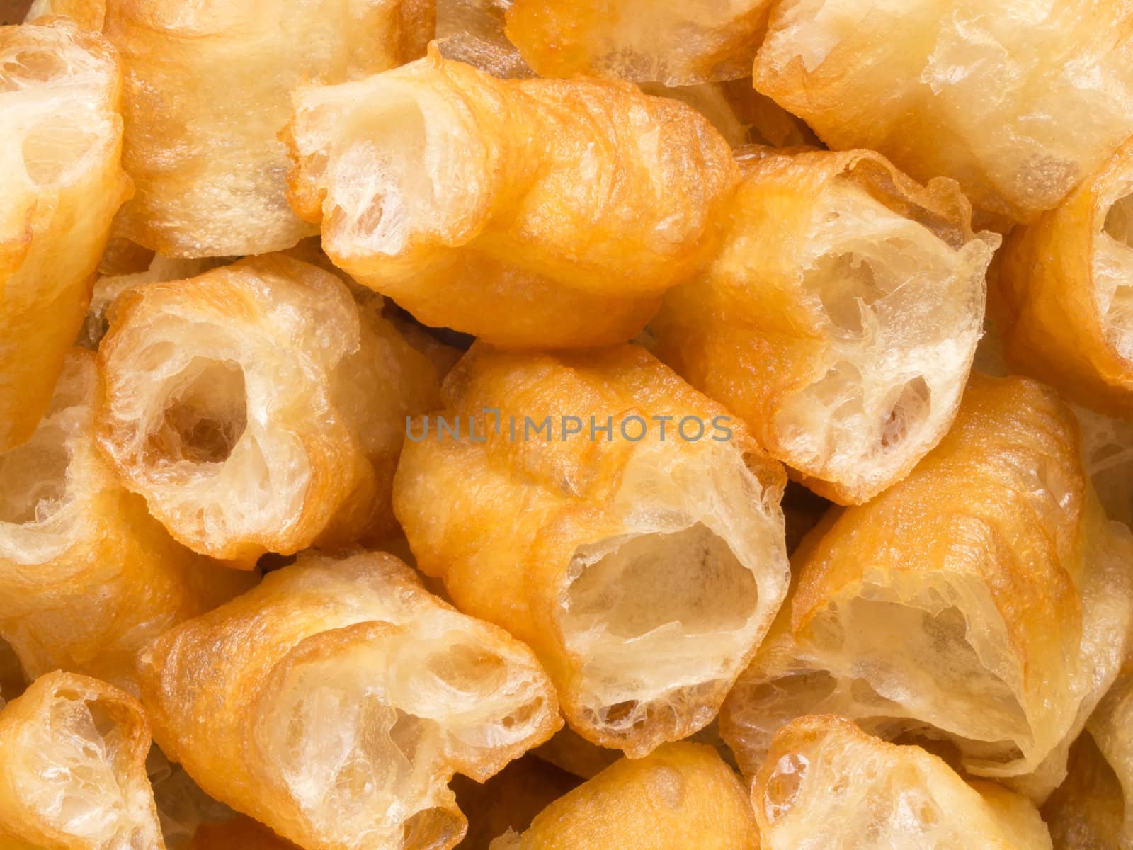 close up of asian dough fritters