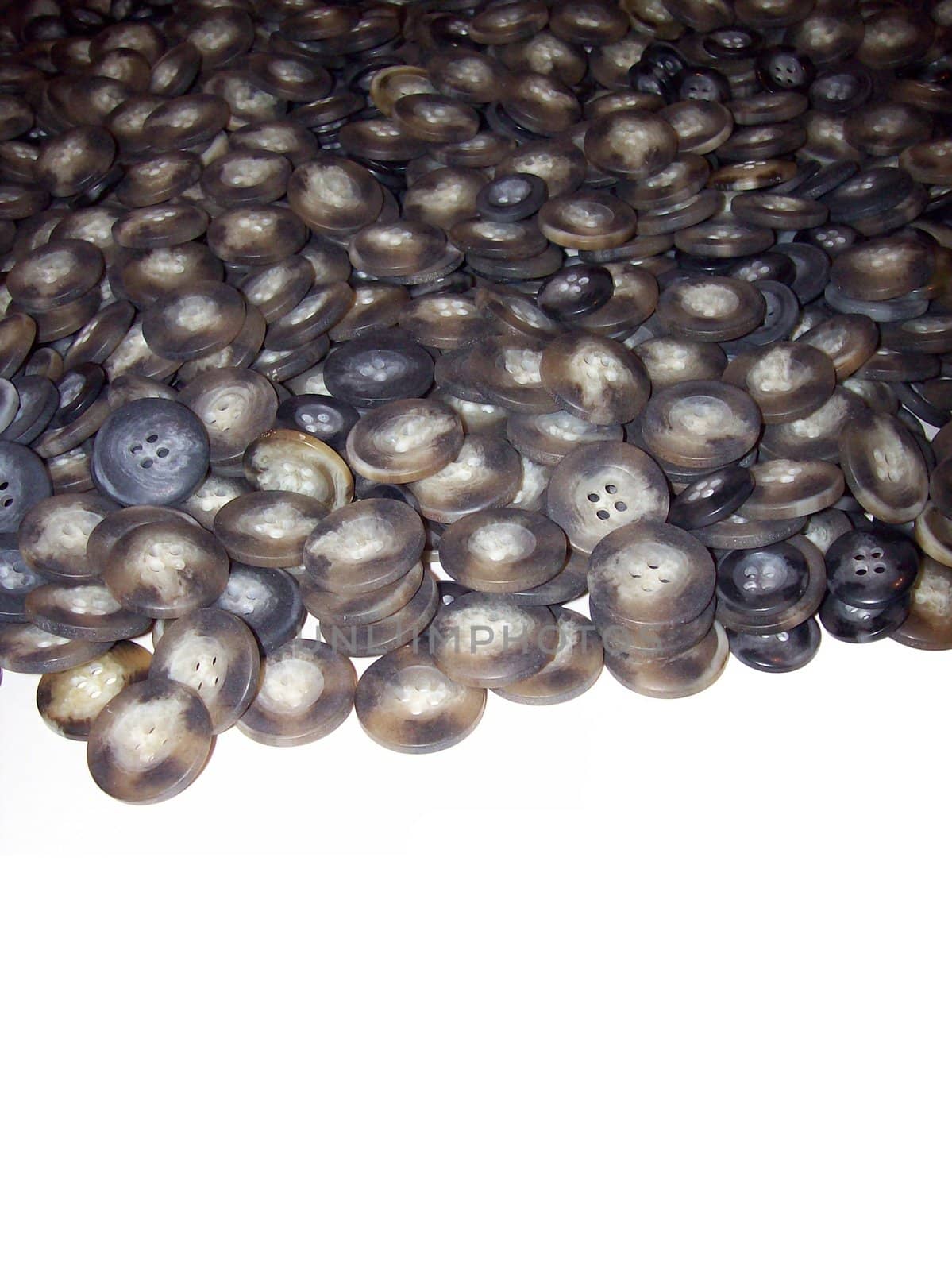 photo of lots of brown buttons