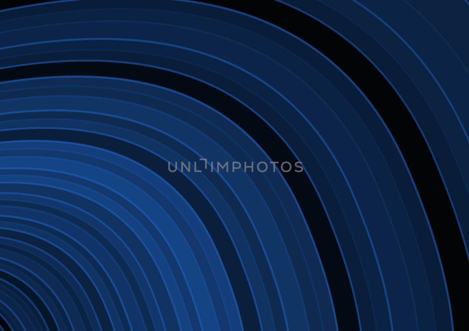 Illustrated abstract blue background