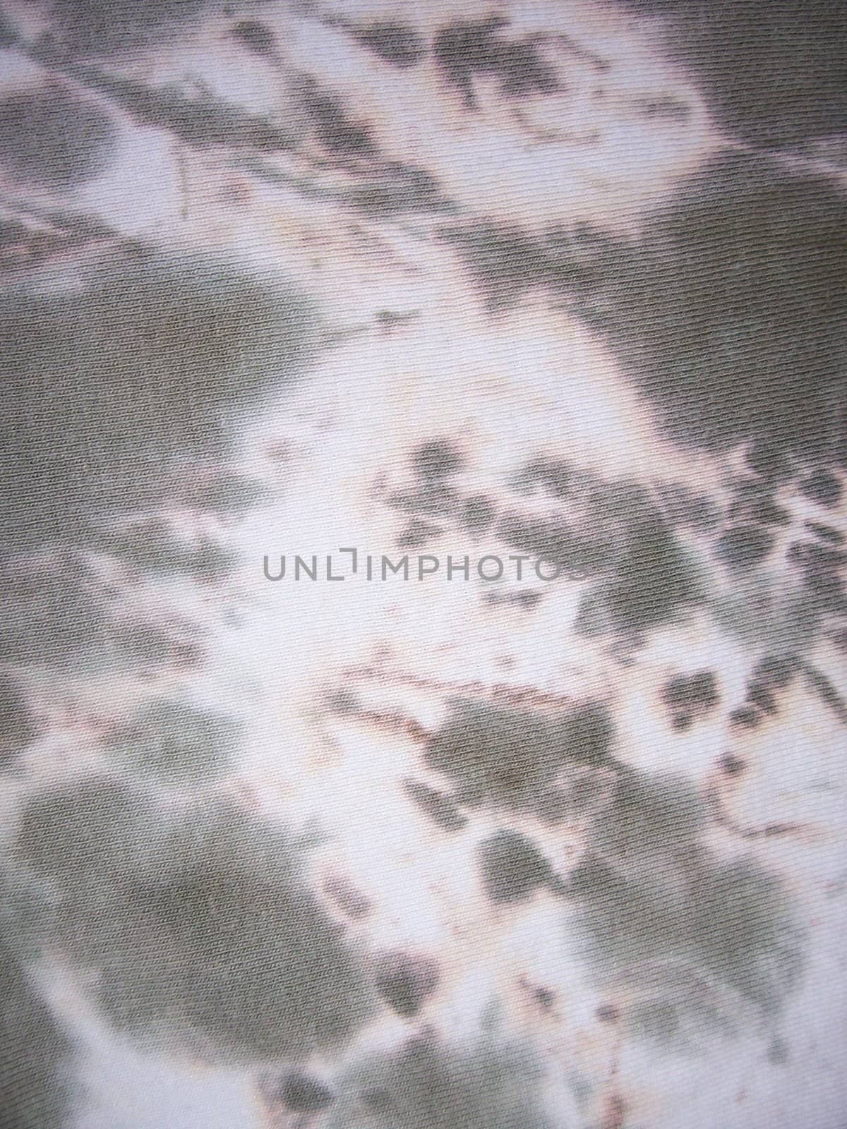 Abstract photo of tie dyed (Bleached) fabric