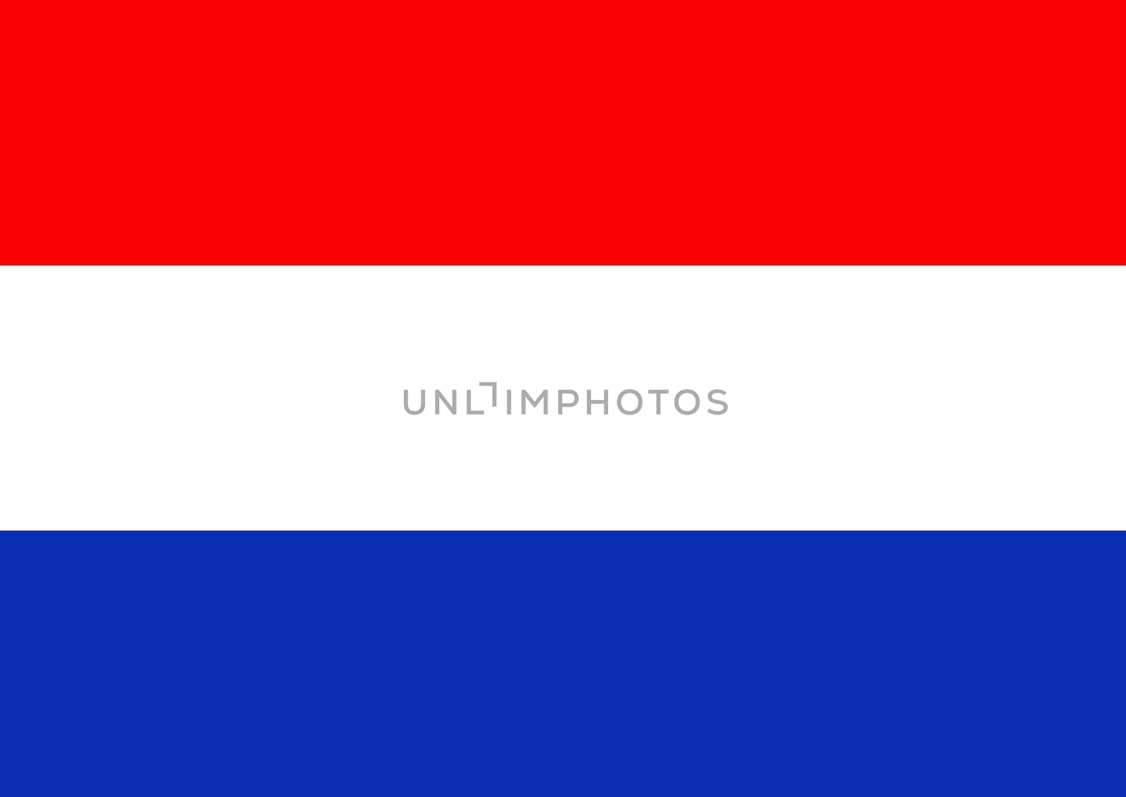Illustrated flag of Holland
