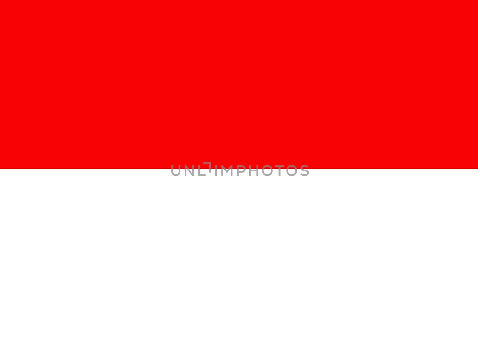 Illustrated flag of Indonesia