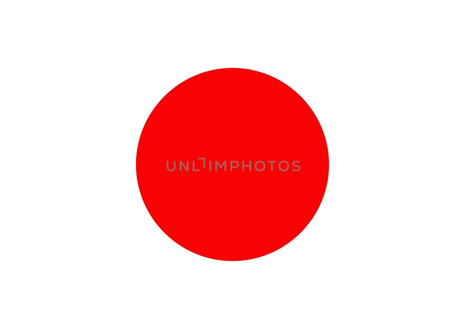 Illustrated flag of Japan