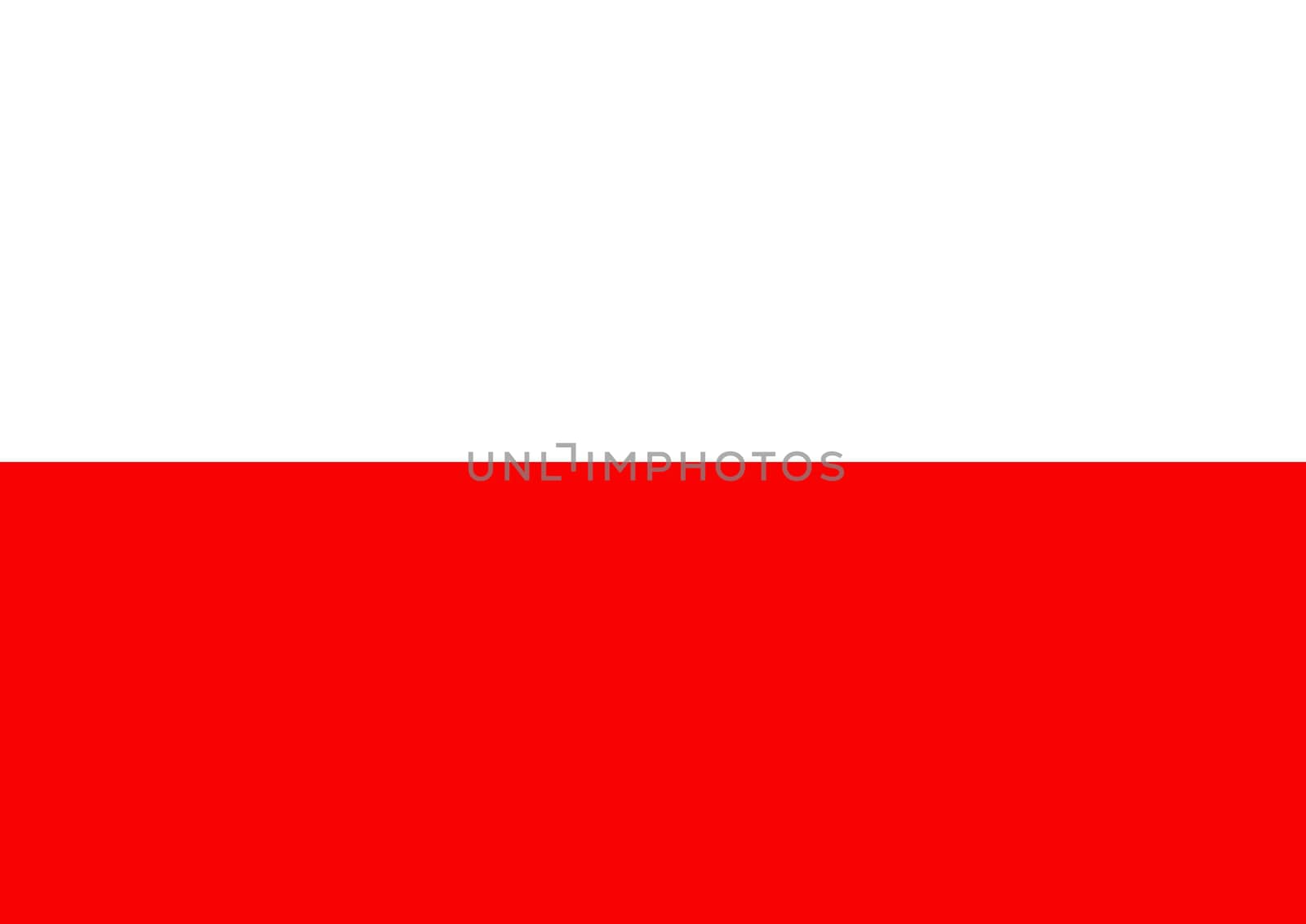 Illustrated flag of Poland