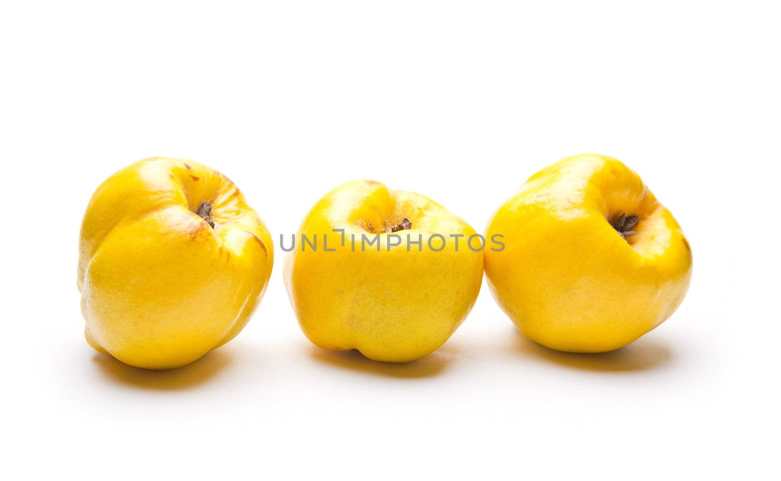 Quinces pear isolated on white background