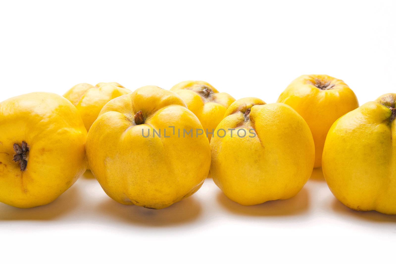 Quinces pear isolated on white background