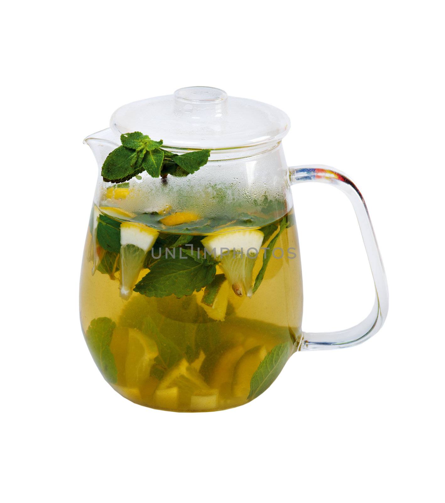 fruit berry green tea - ginger ,mint