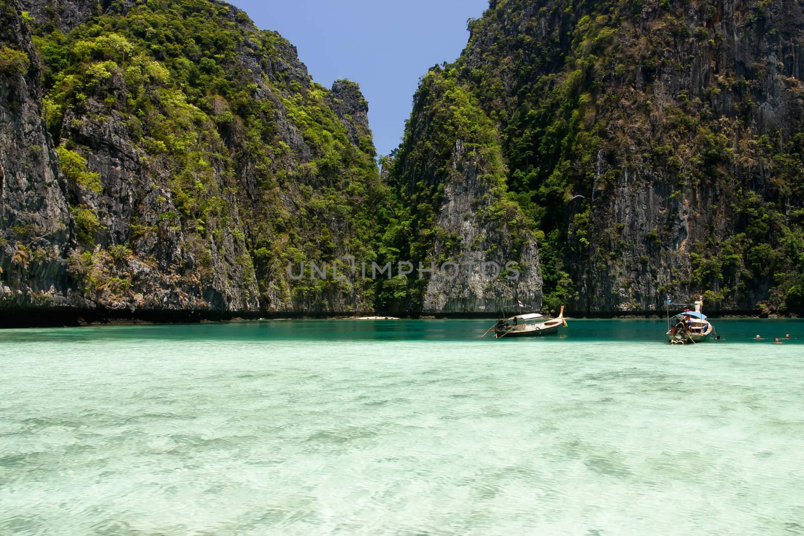 Bay at Phi phi island in Thailand