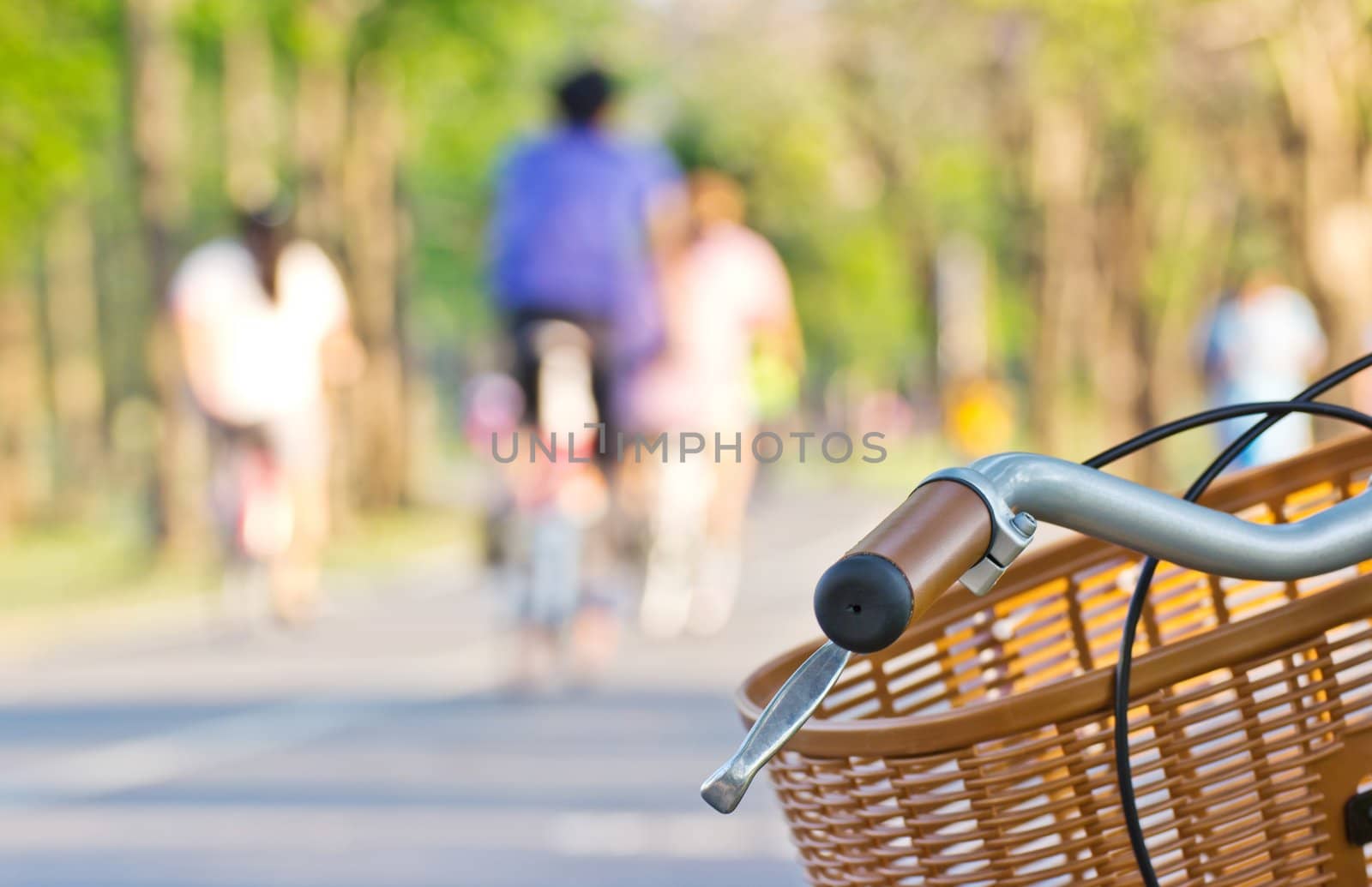 Bicycle in the park by Myimagine