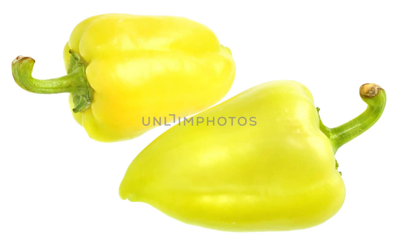 Sweet pepper on a white background