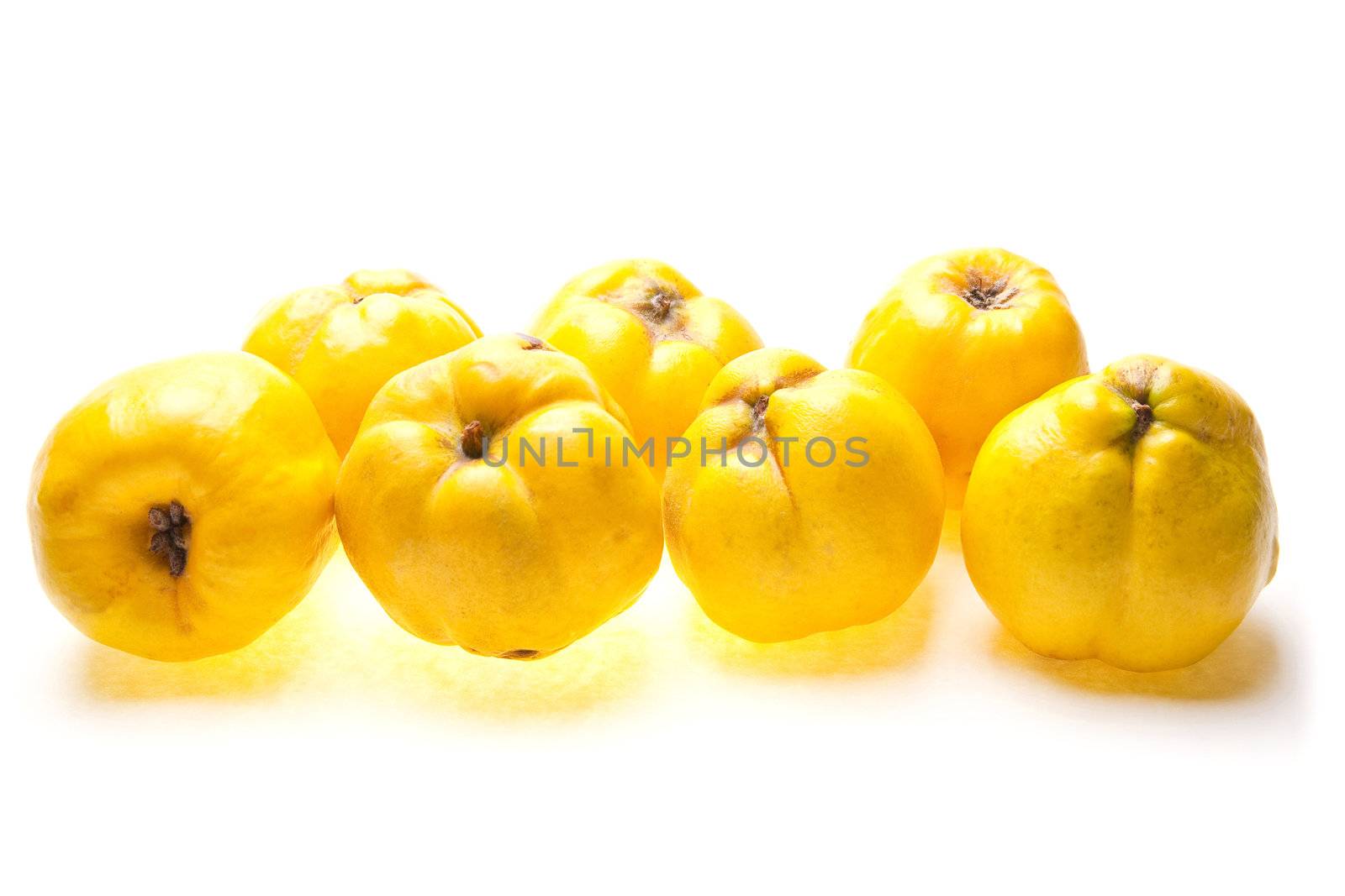 Quinces pear isolated on white background