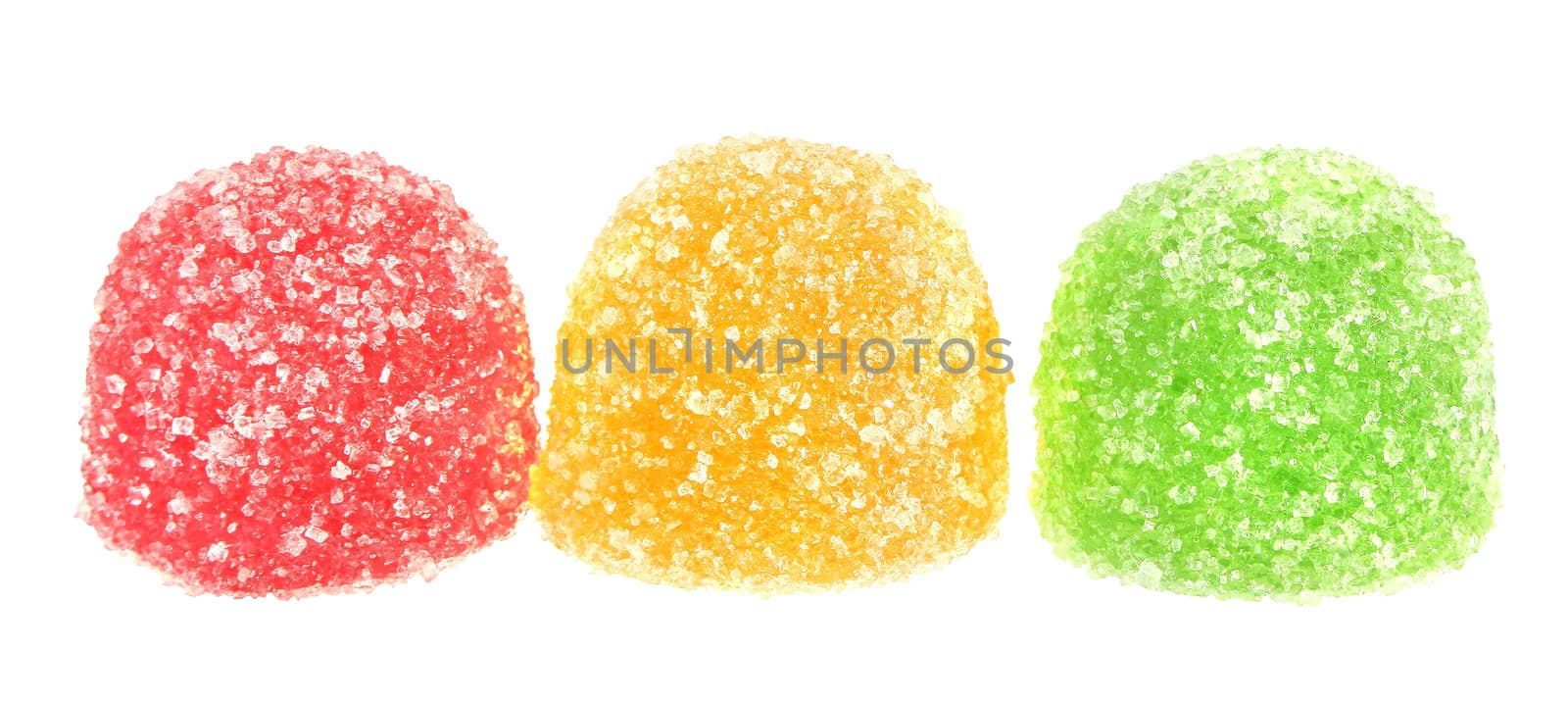 Candy isolated white background.