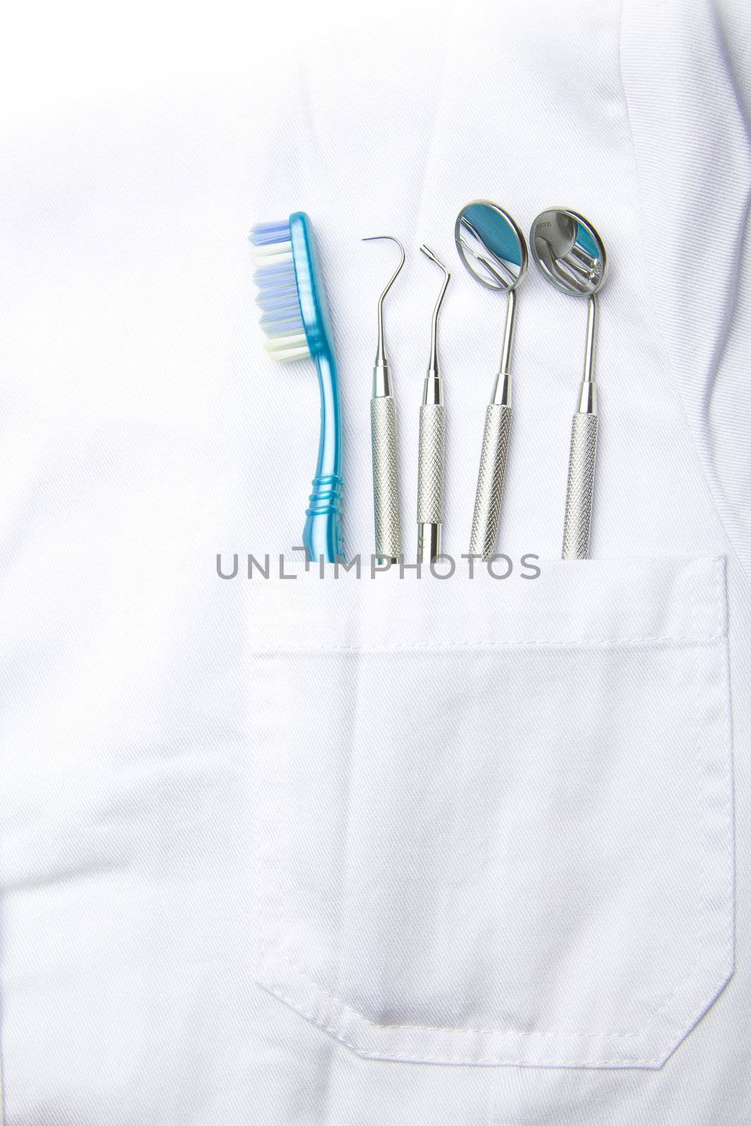 Dentist Pocket With Care Instruments by adamr