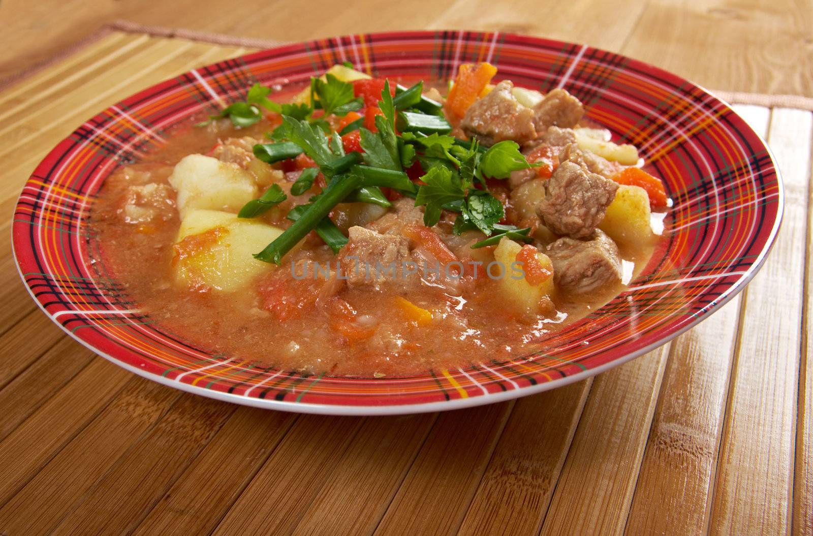 l Hungarian hot goulash soup by Fanfo