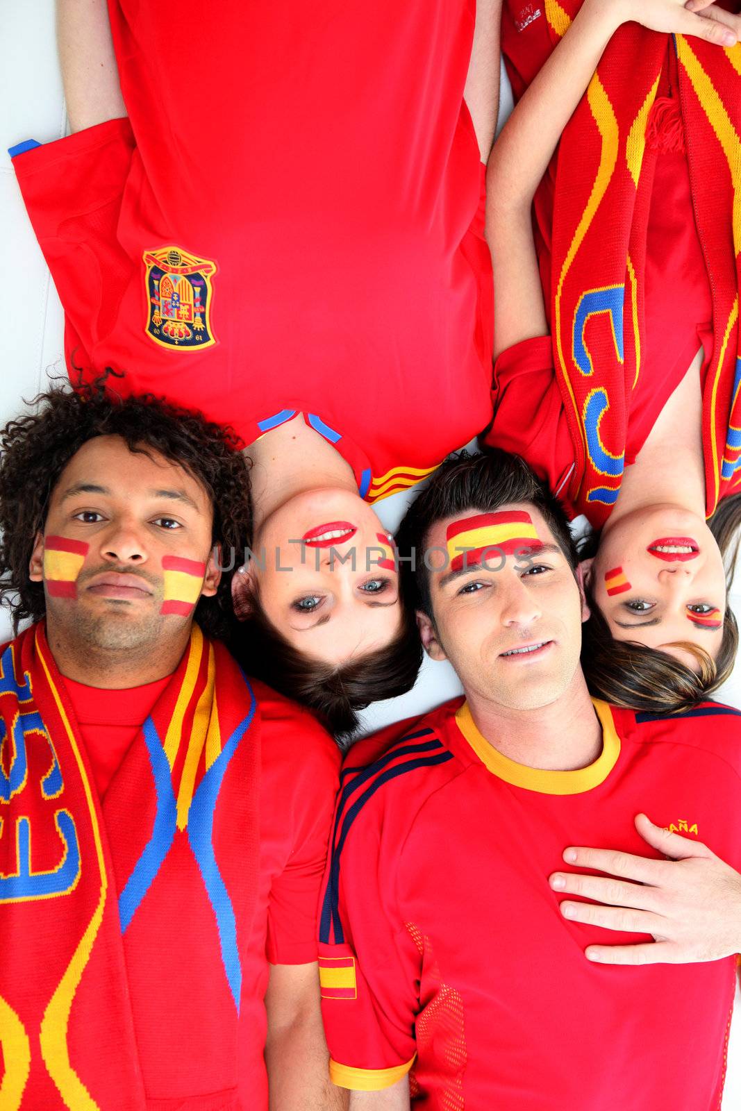 Spanish football fans by phovoir