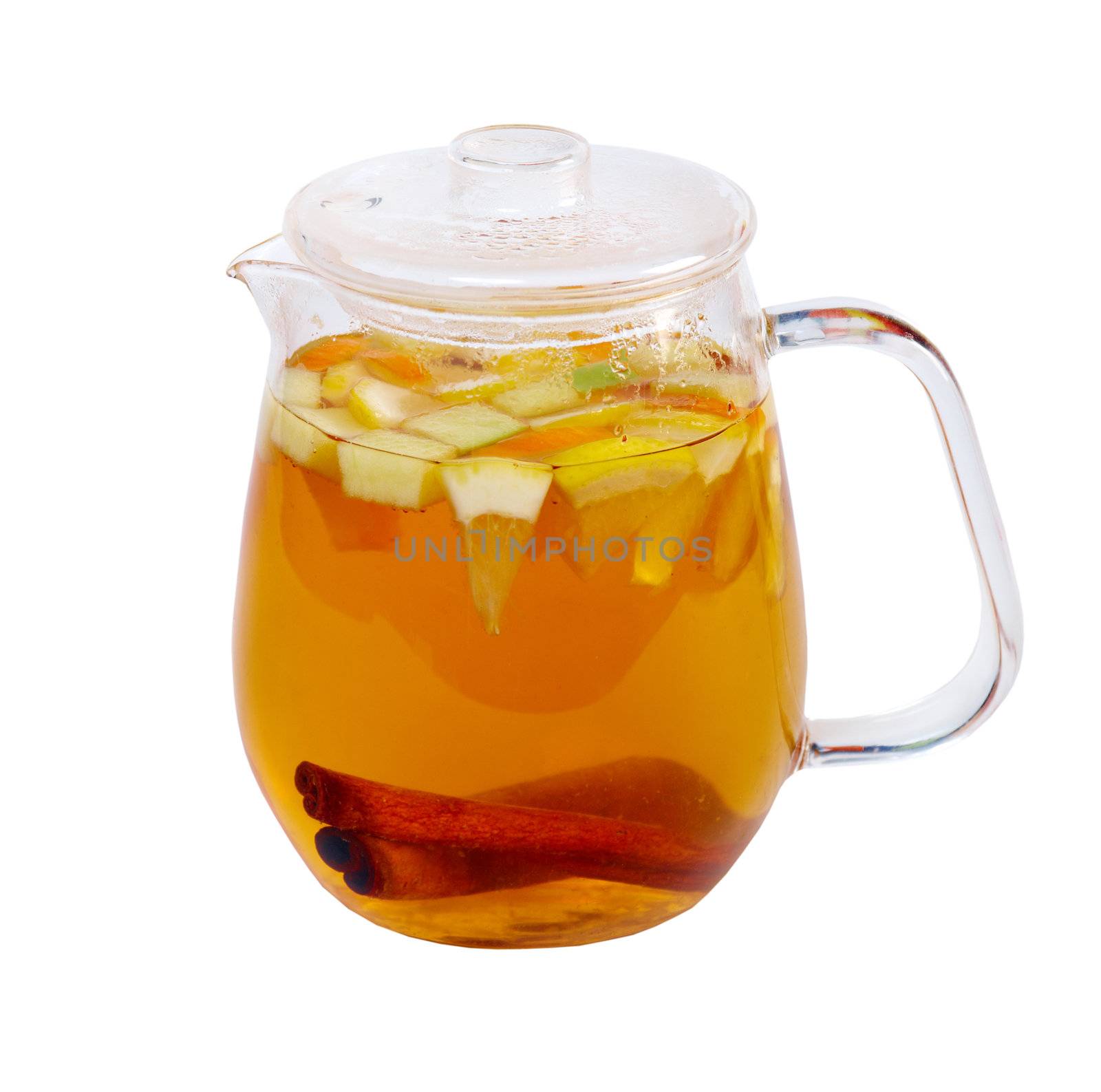 fruit berry green tea - lemon,citrus,cinnamon