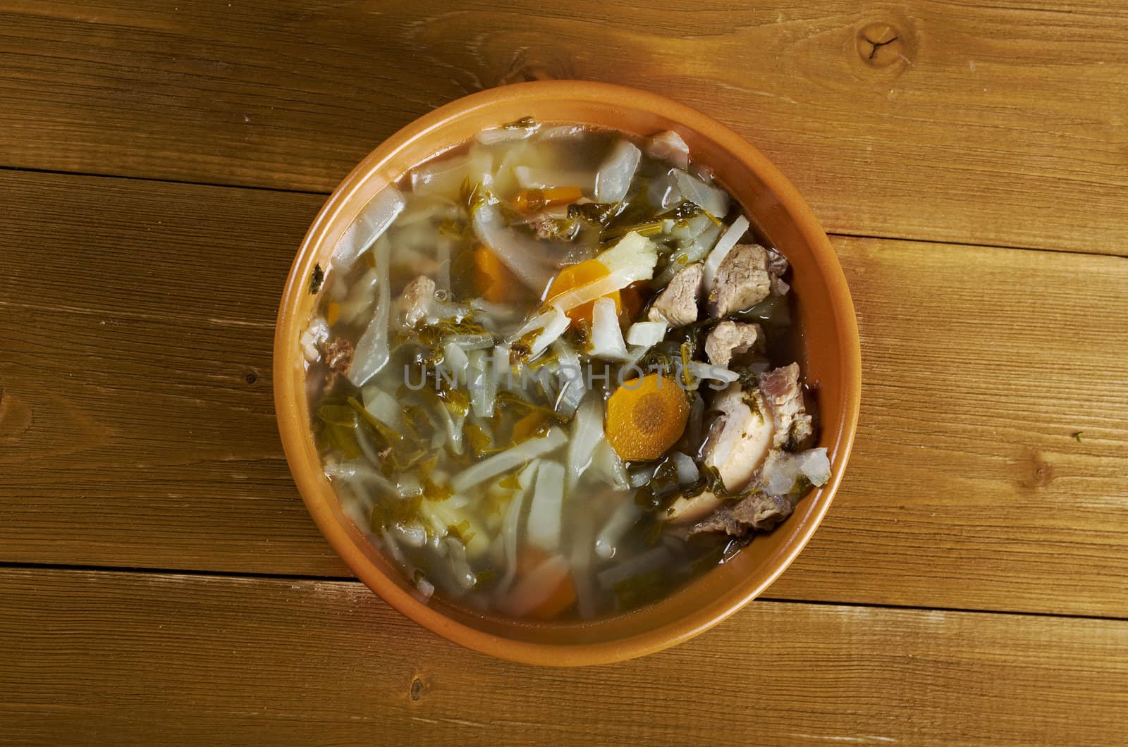 Russian national cabbage soup by Fanfo