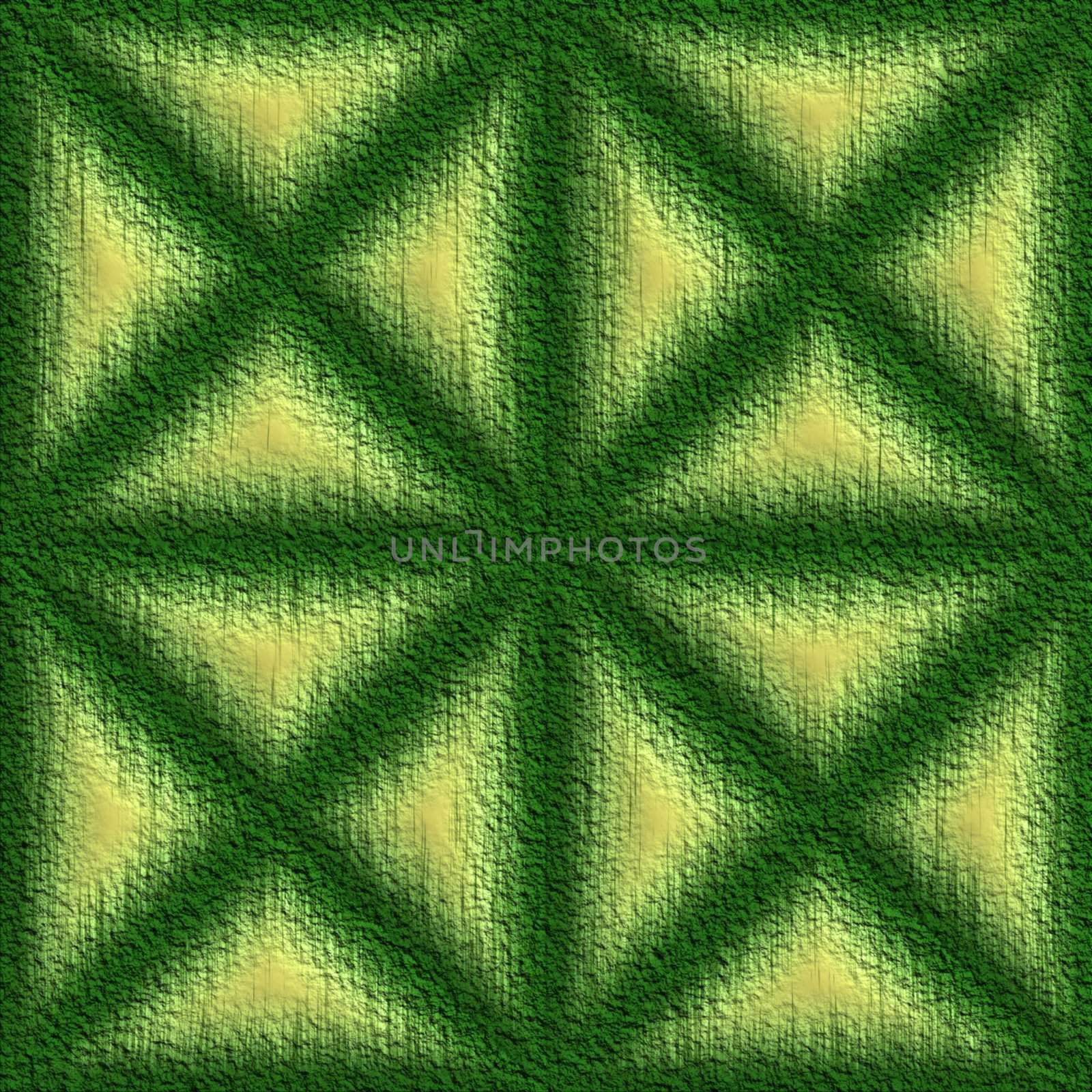 Image of an interesting ornament of polycolor made under a tile. Texture seamless.