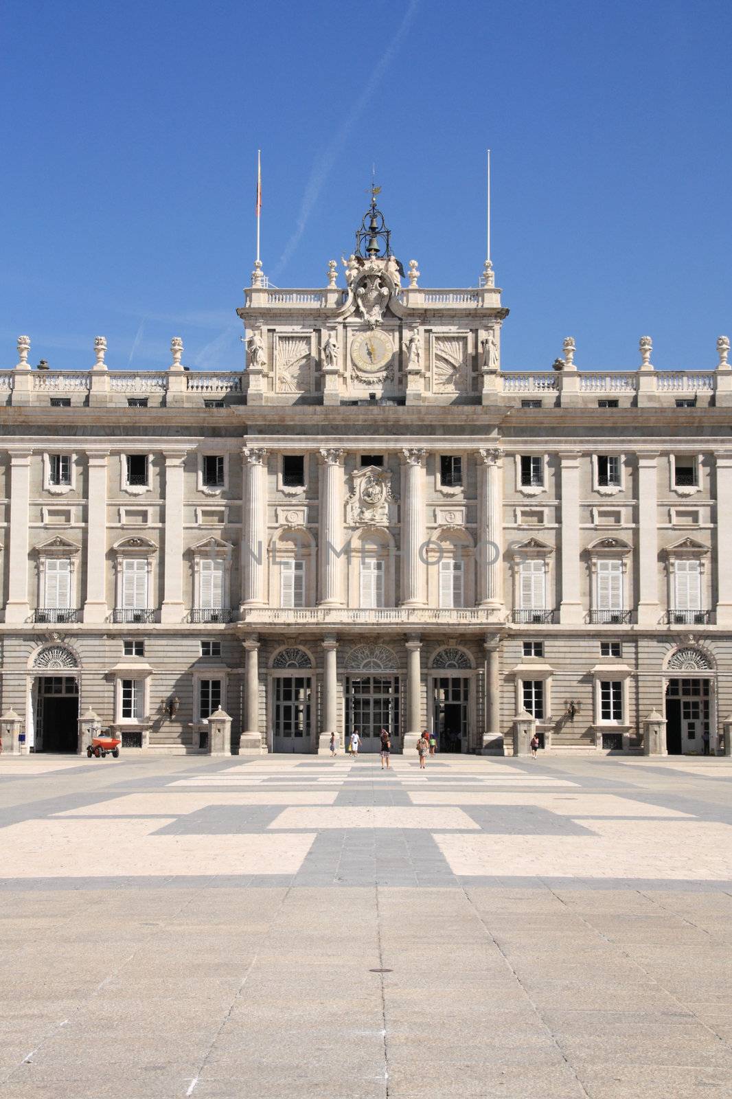 Royal Palace in Madrid, Spain - also known as Palacio Oriente. Beautiful landmark.
