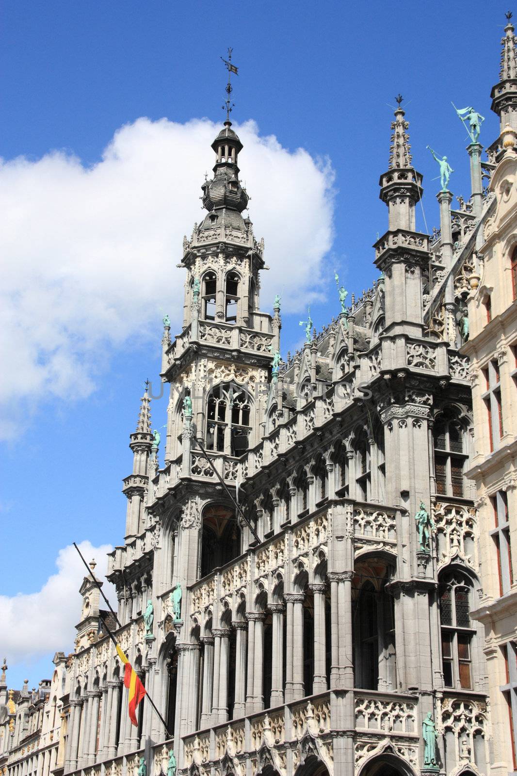 Brussels, Belgium - famous building: Maison du Roi (The King's House or Het Broodhuis). Located on Grand Place.