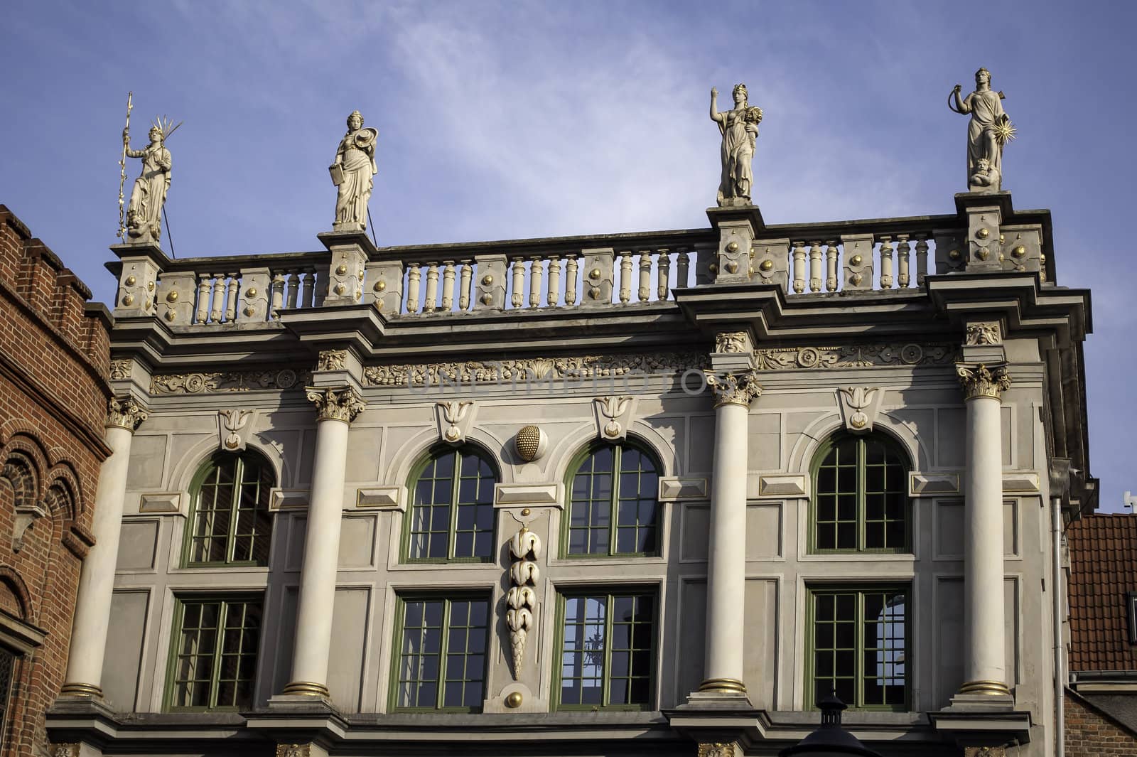 Polish building in the city of Gdansk.