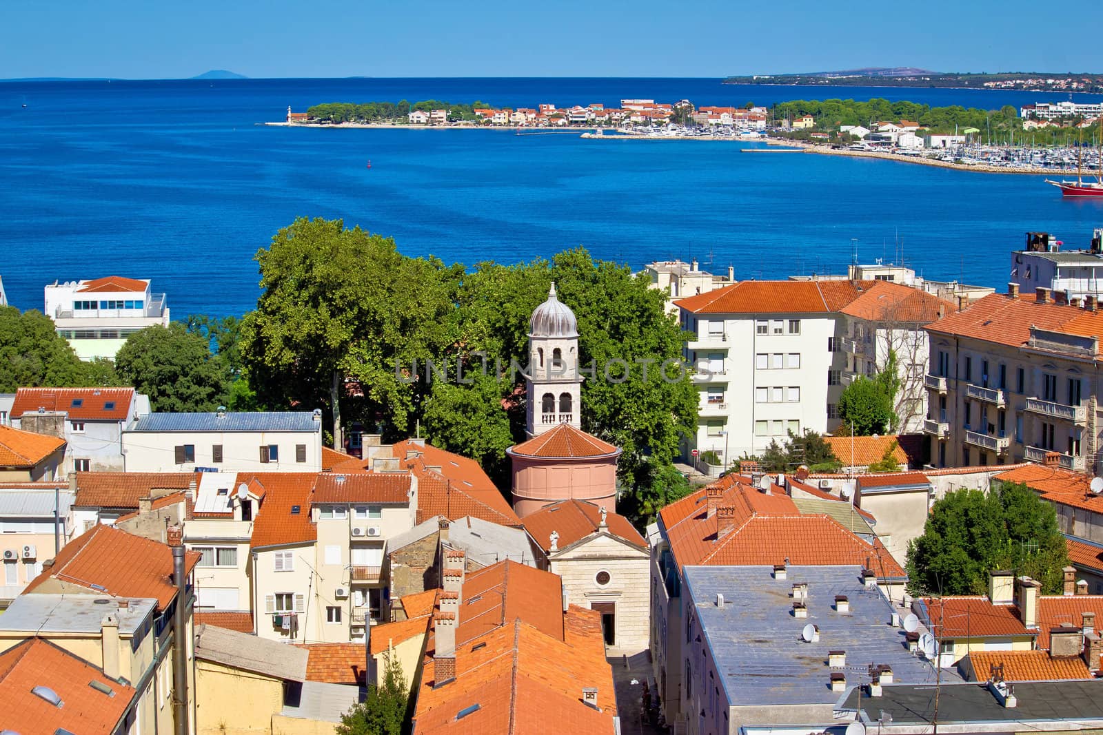 City of Zadar aerial view by xbrchx