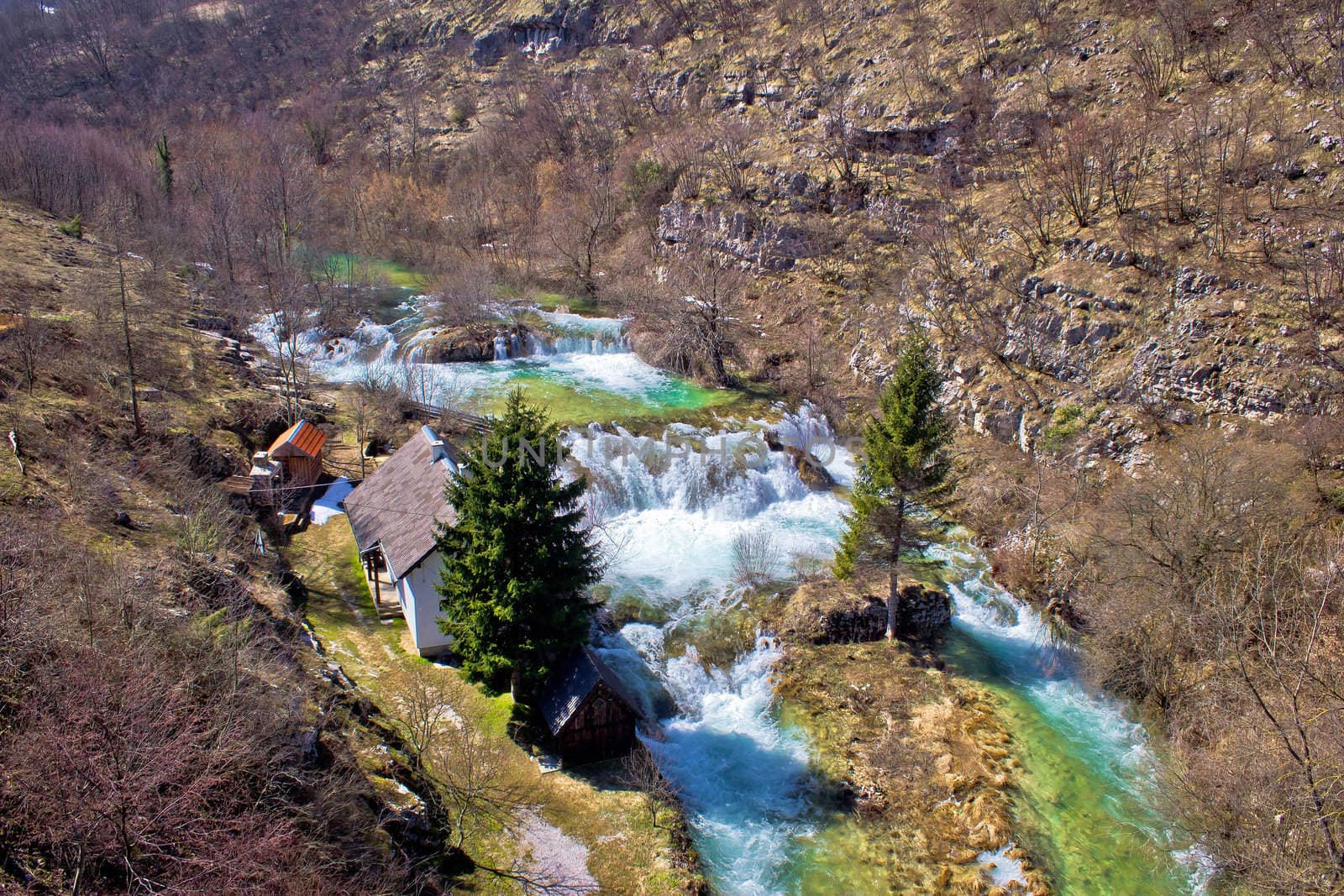 Plitvice lakes national park Korana river, Lika region, Croatia