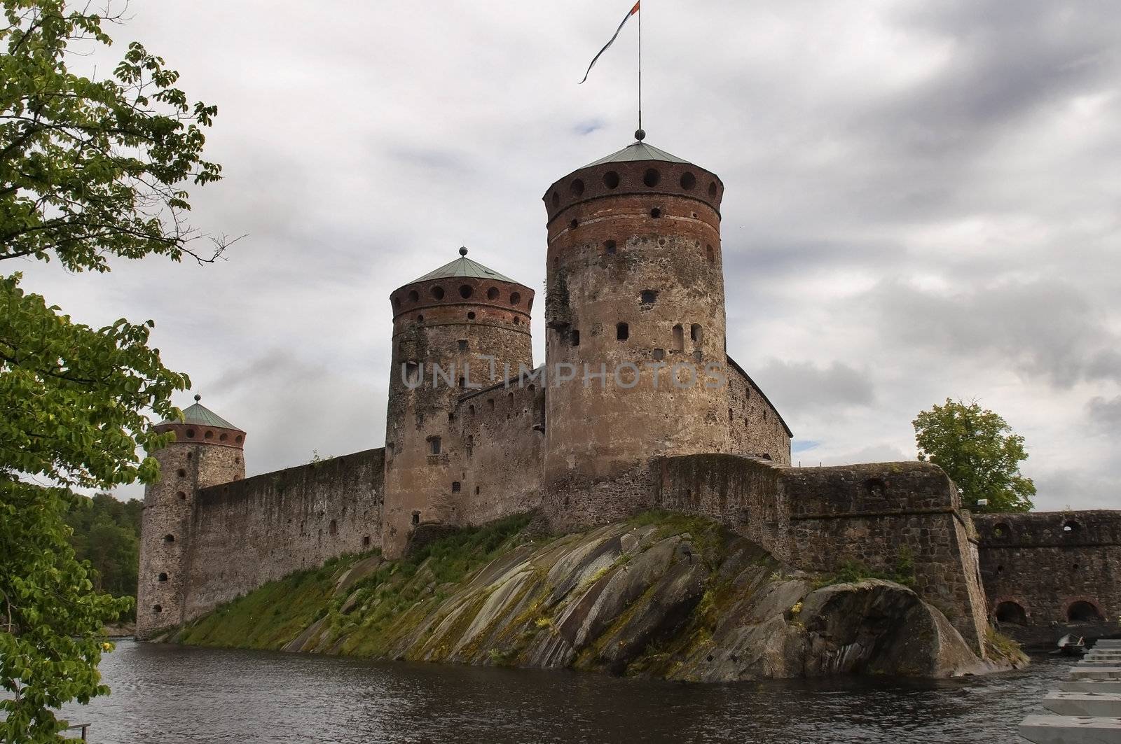 Finland, the fortress town of Savonlinna in Olavinlinna