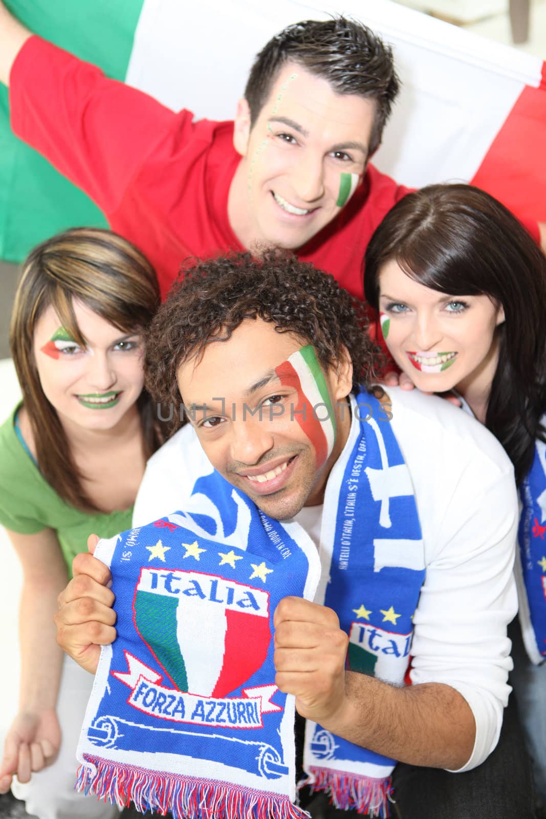 Italian football fans by phovoir