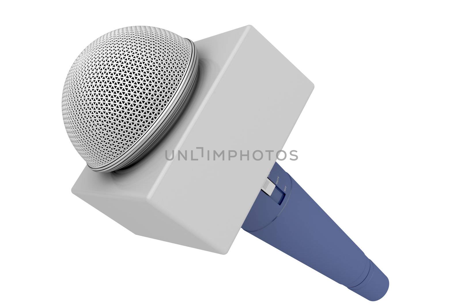Reporter microphone by magraphics