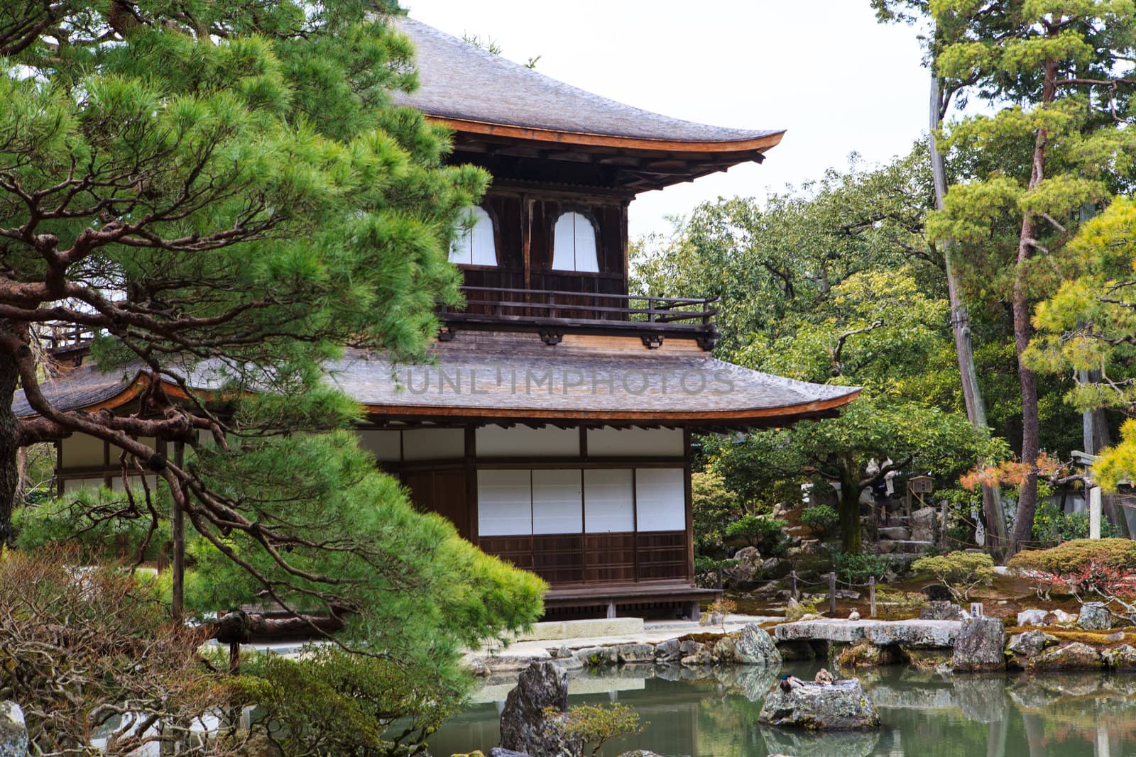 World Heritage Site - the Temple of the Silver Pavilion, Kyoto, Japan