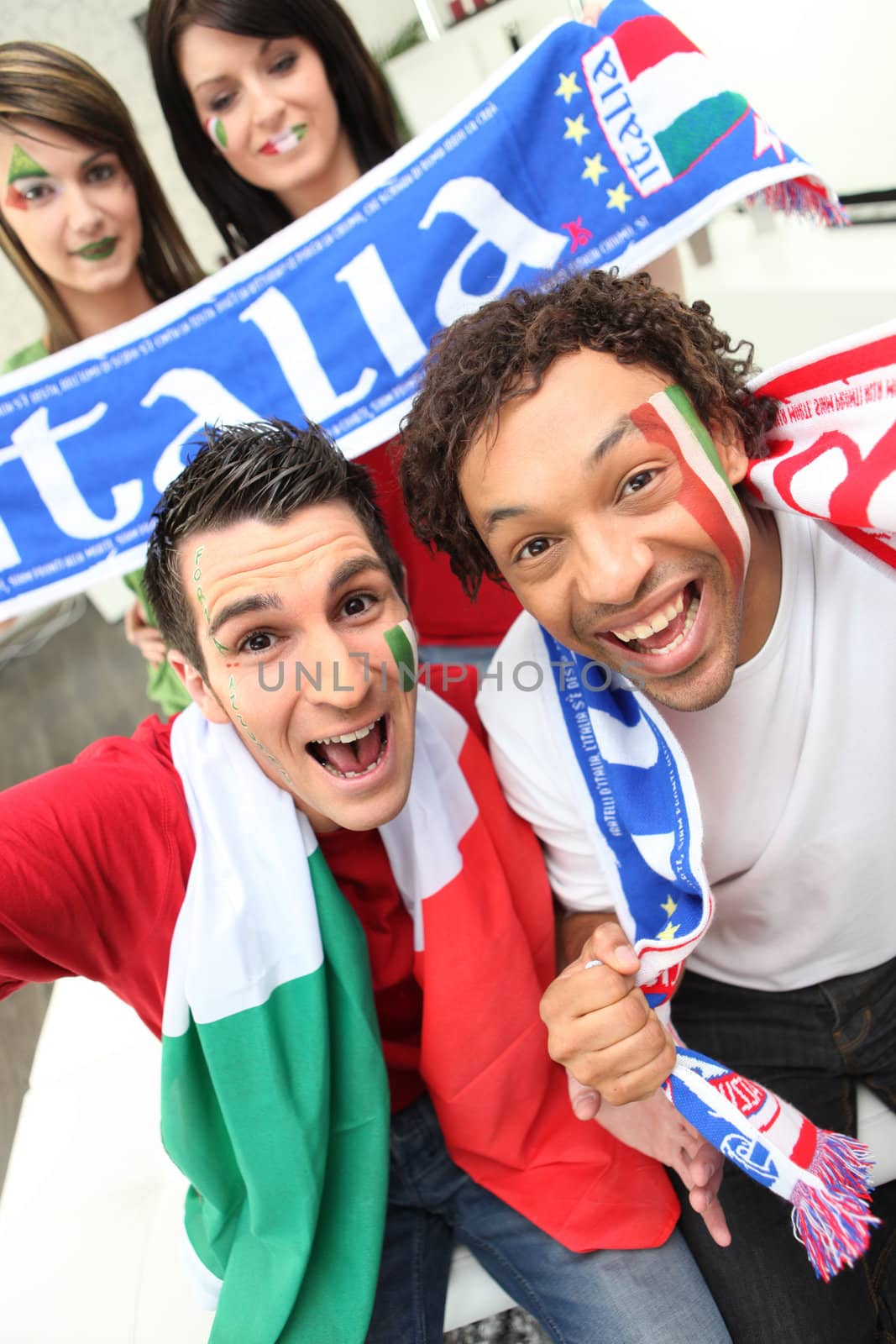 Group of Italian football supporters