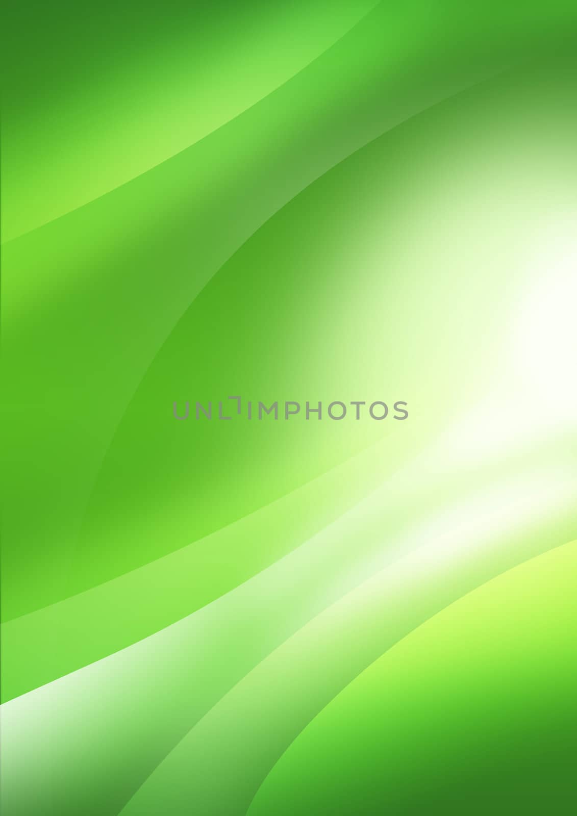 Abstract background fon.Plavnoe motion lines green light by kolobsek