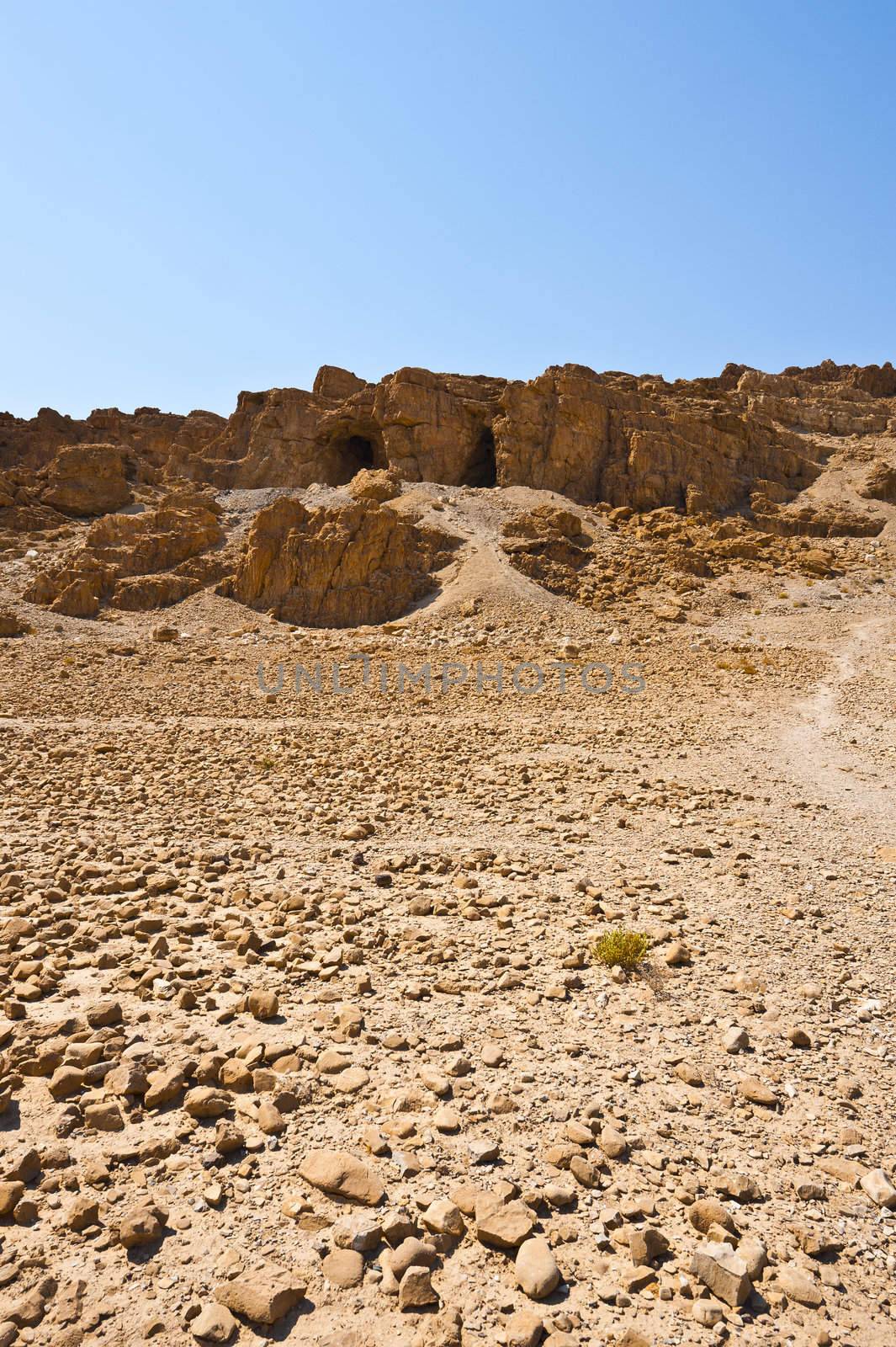 Big Stones in Sand Hills of Samaria, Israel