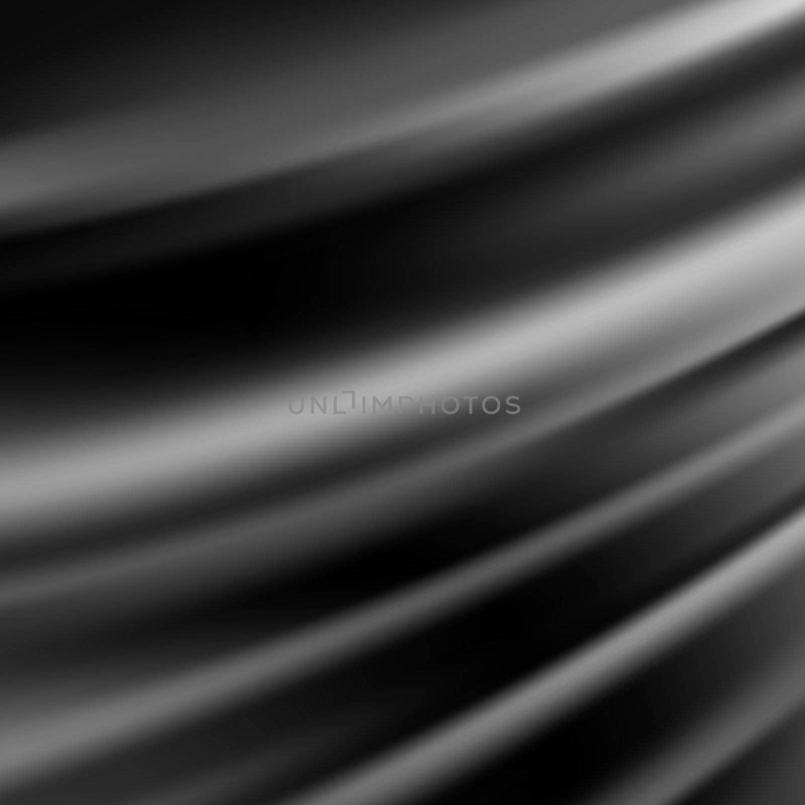 Beautiful Black Silk. Drapery Abstract Background