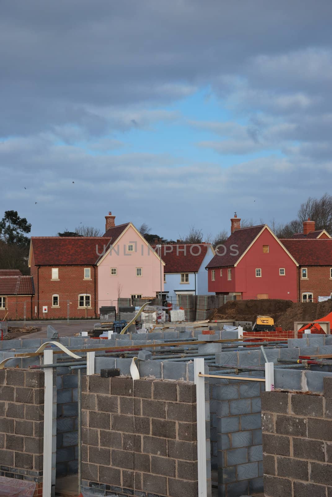 housing development under construction