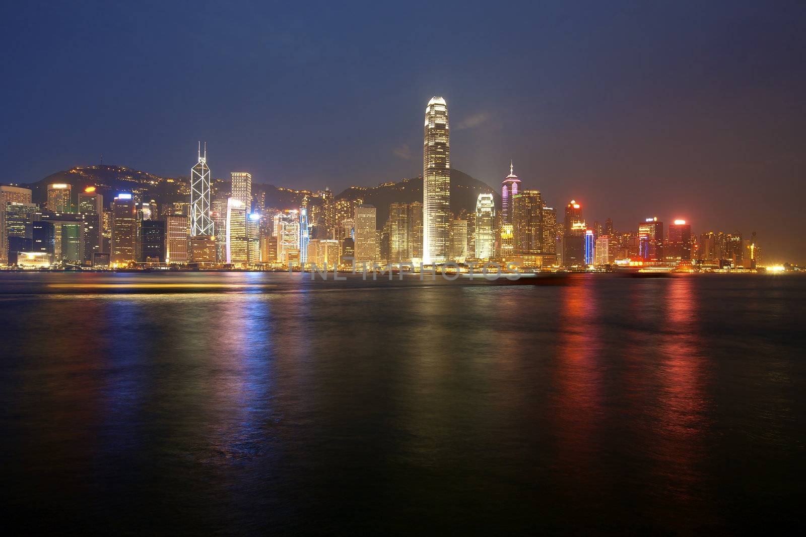 Hong Kong Skyline seen from Victoria Harbour