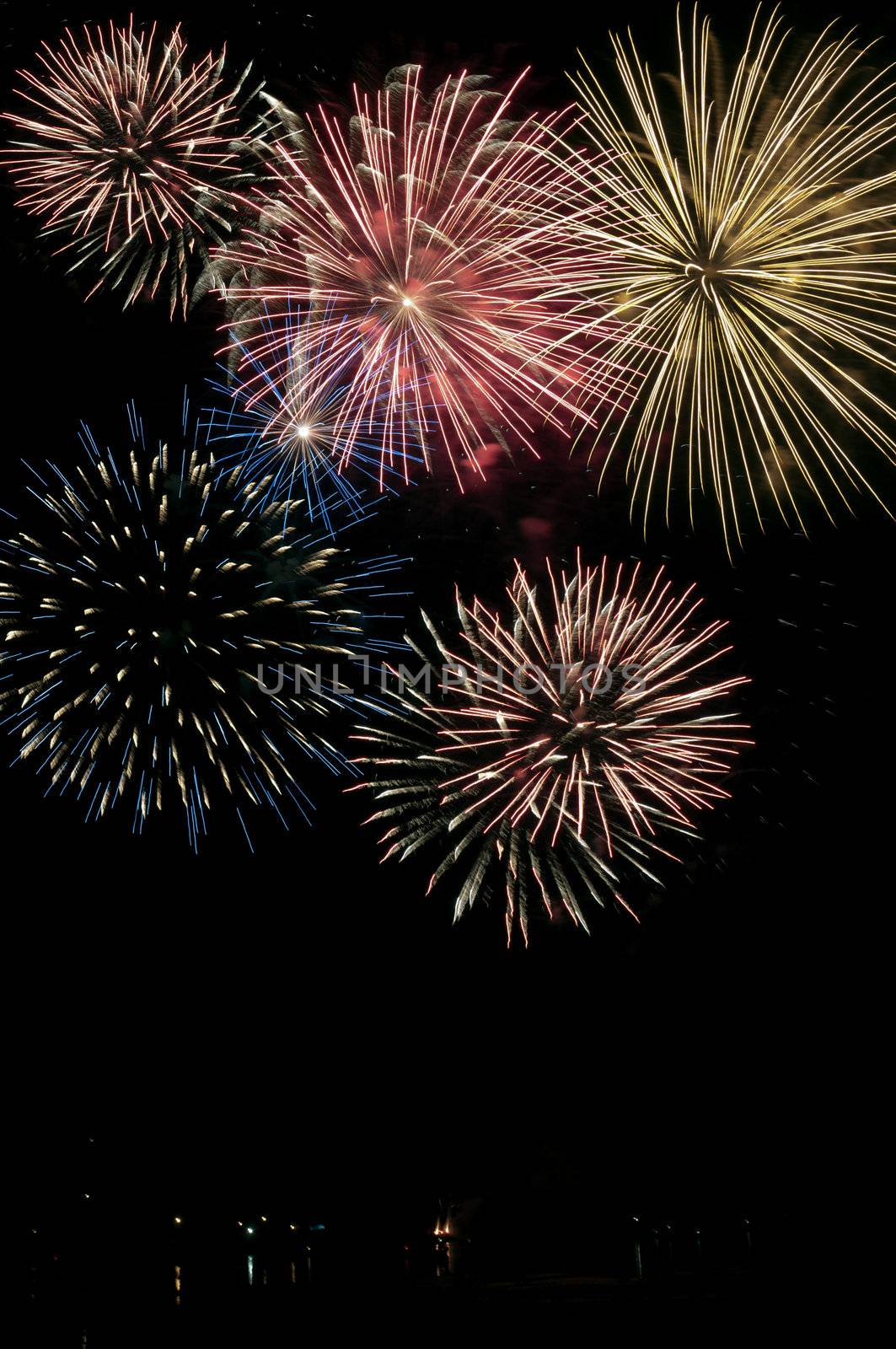Fireworks display on Canada Day celebration