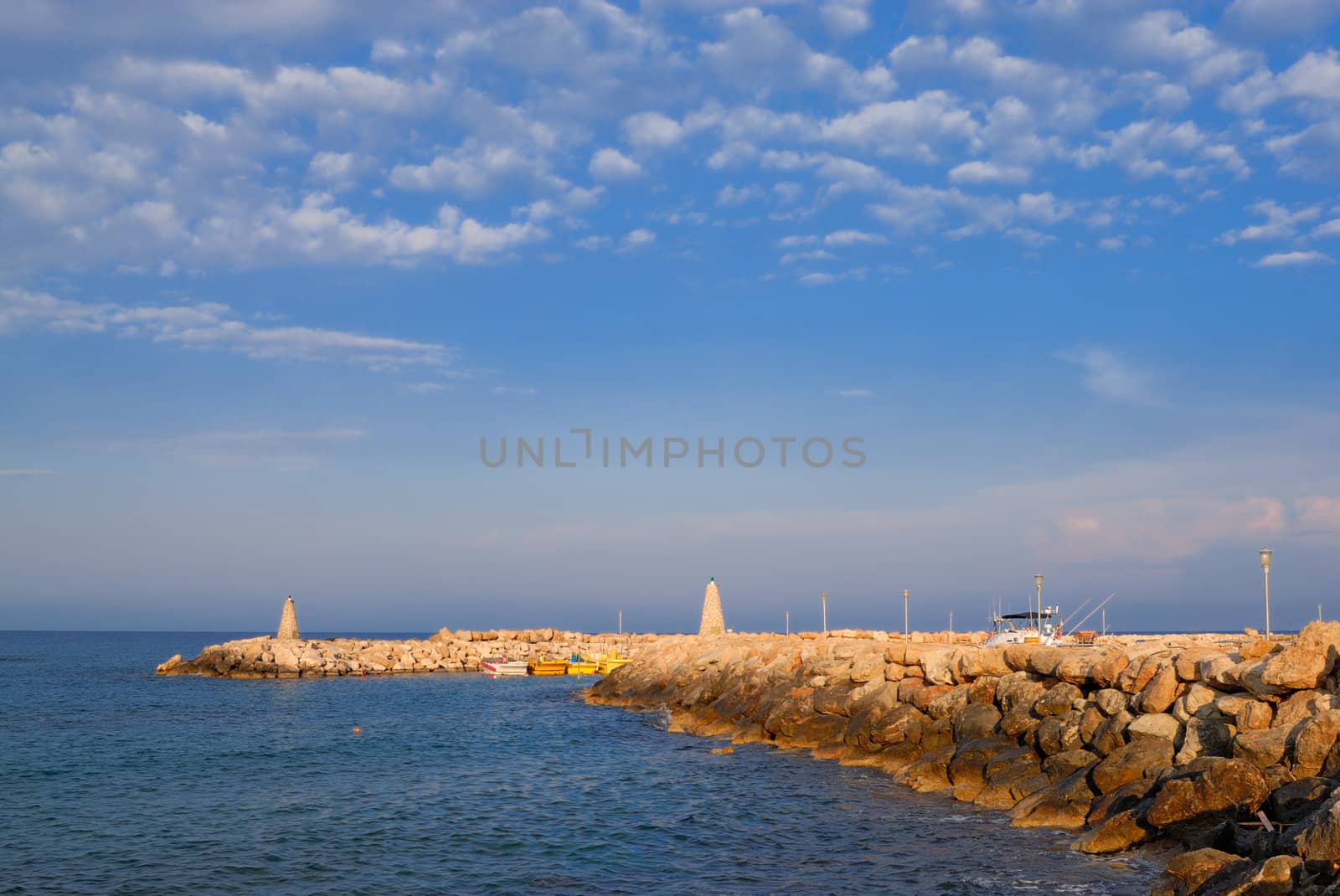 Stony beach