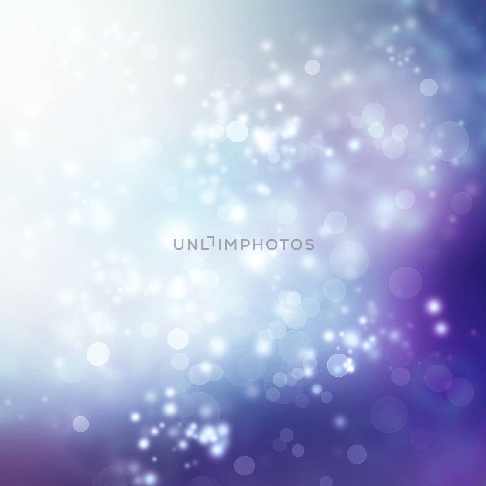 Abstract Lights on Purple and Blue Colored Background 