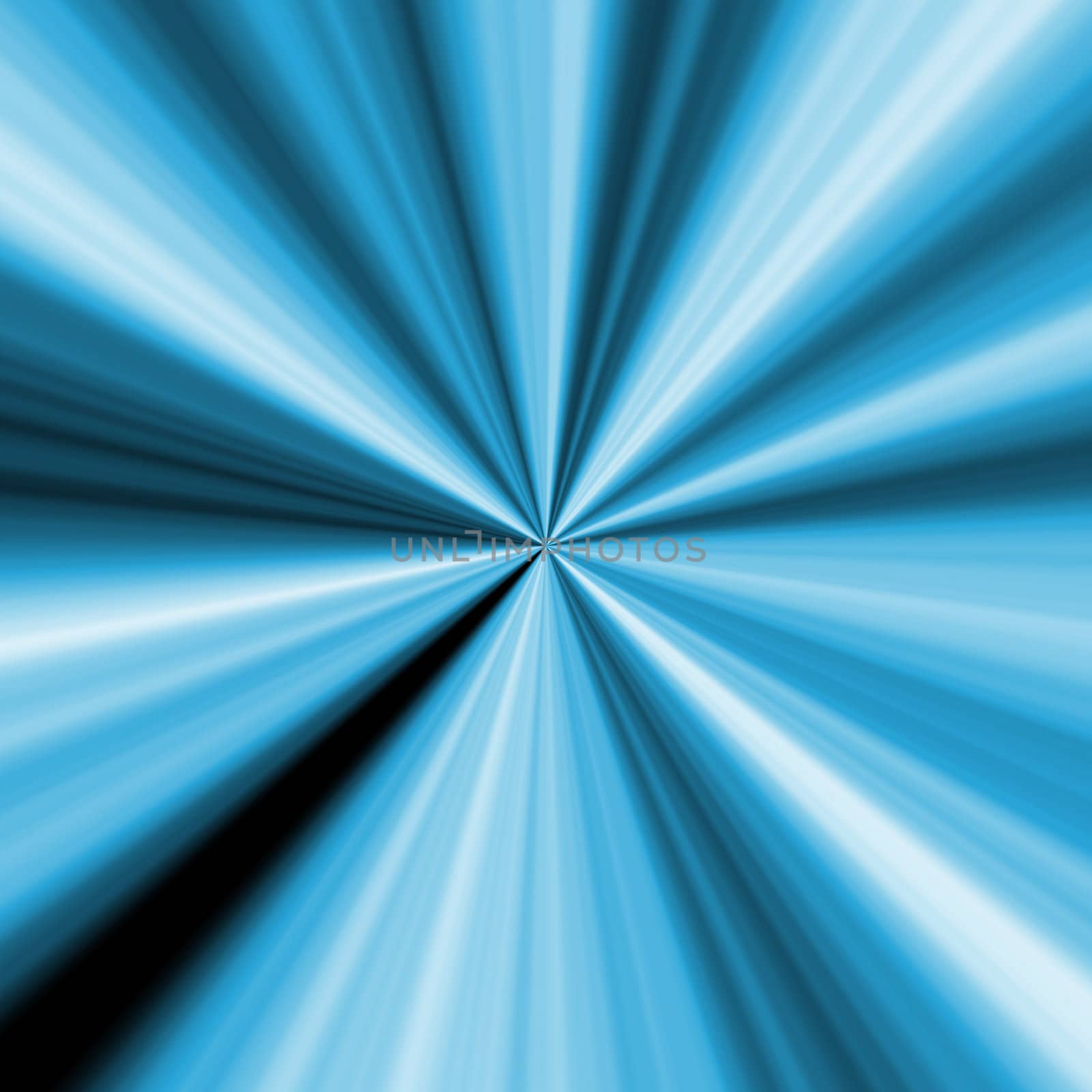Inside an abstract vortex - blasting towards a center focal point.
