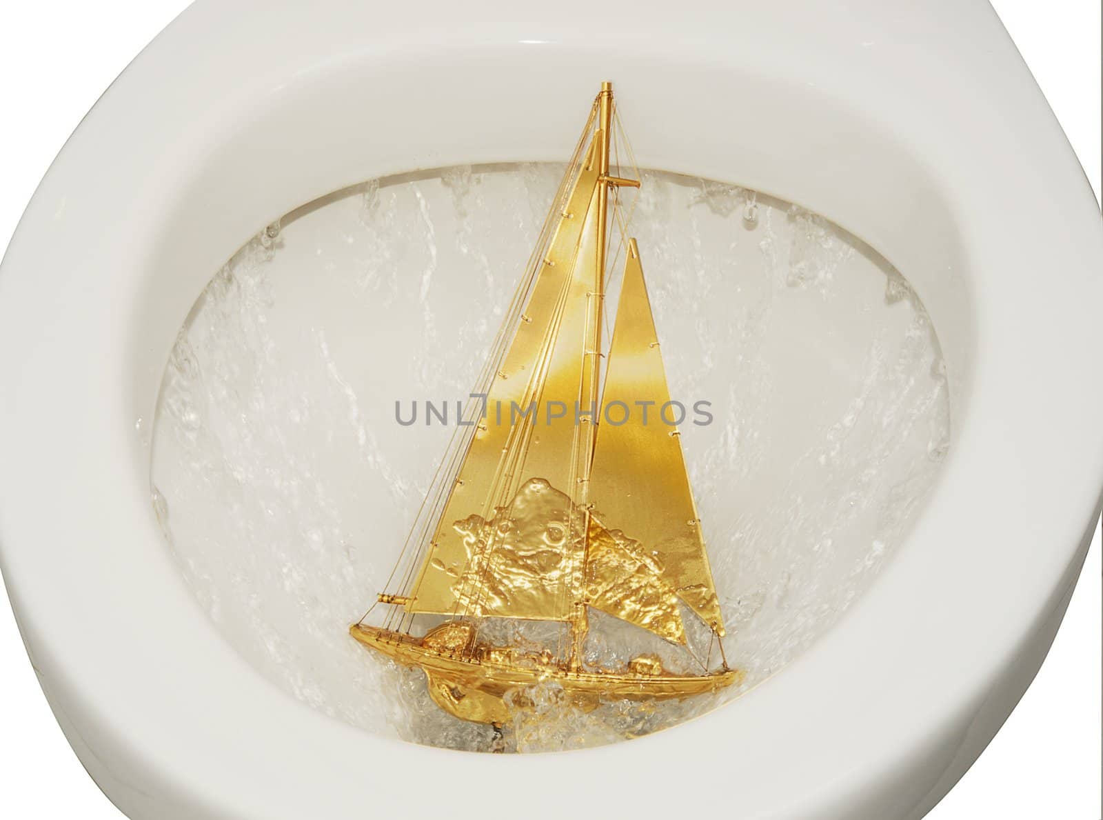 Yacht Sinks In Toilet. The Effects Of Financial Crisis.